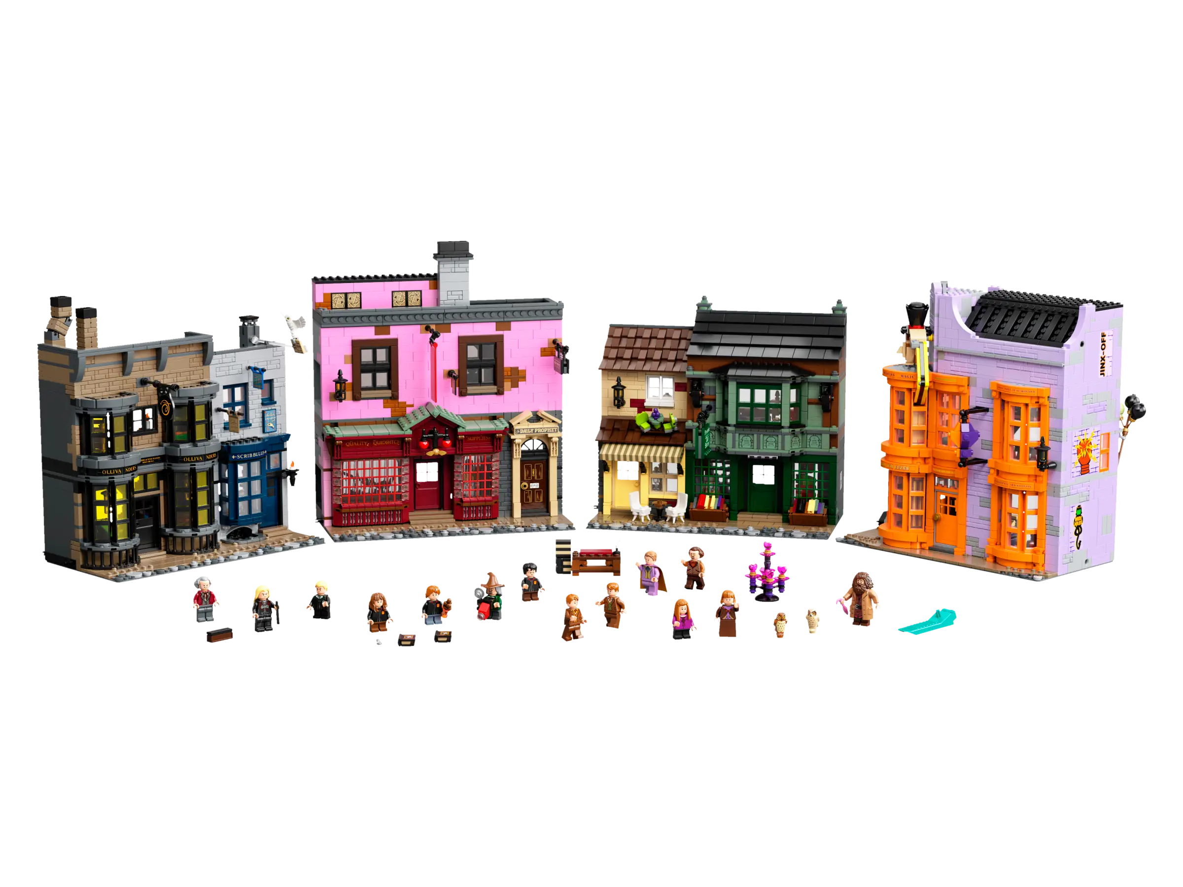 Diagon Alley Lego Harry Potter 2021 Gringotts Magical Builds