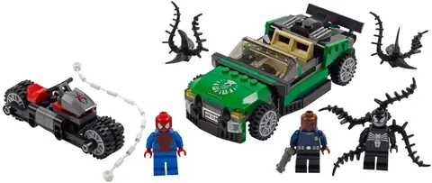 LEGO Marvel Spider-Man Spider-Cycle Chase • Set 76004