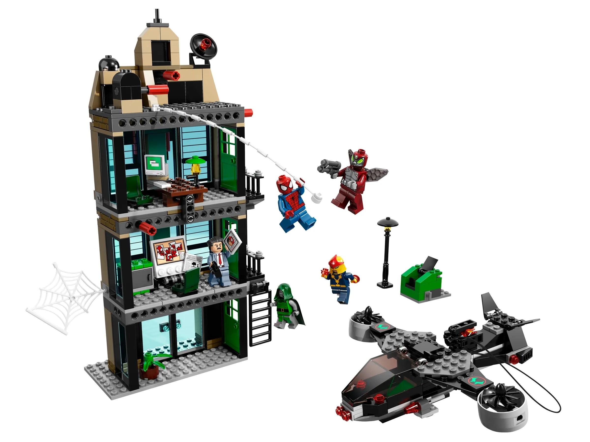 LEGO Marvel Spider-Man Daily Bugle Showdown • Set 76005