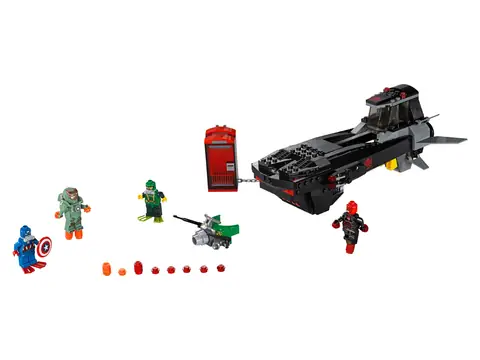 LEGO Marvel Iron Skull Sub Attack • Set 76048 • SetDB
