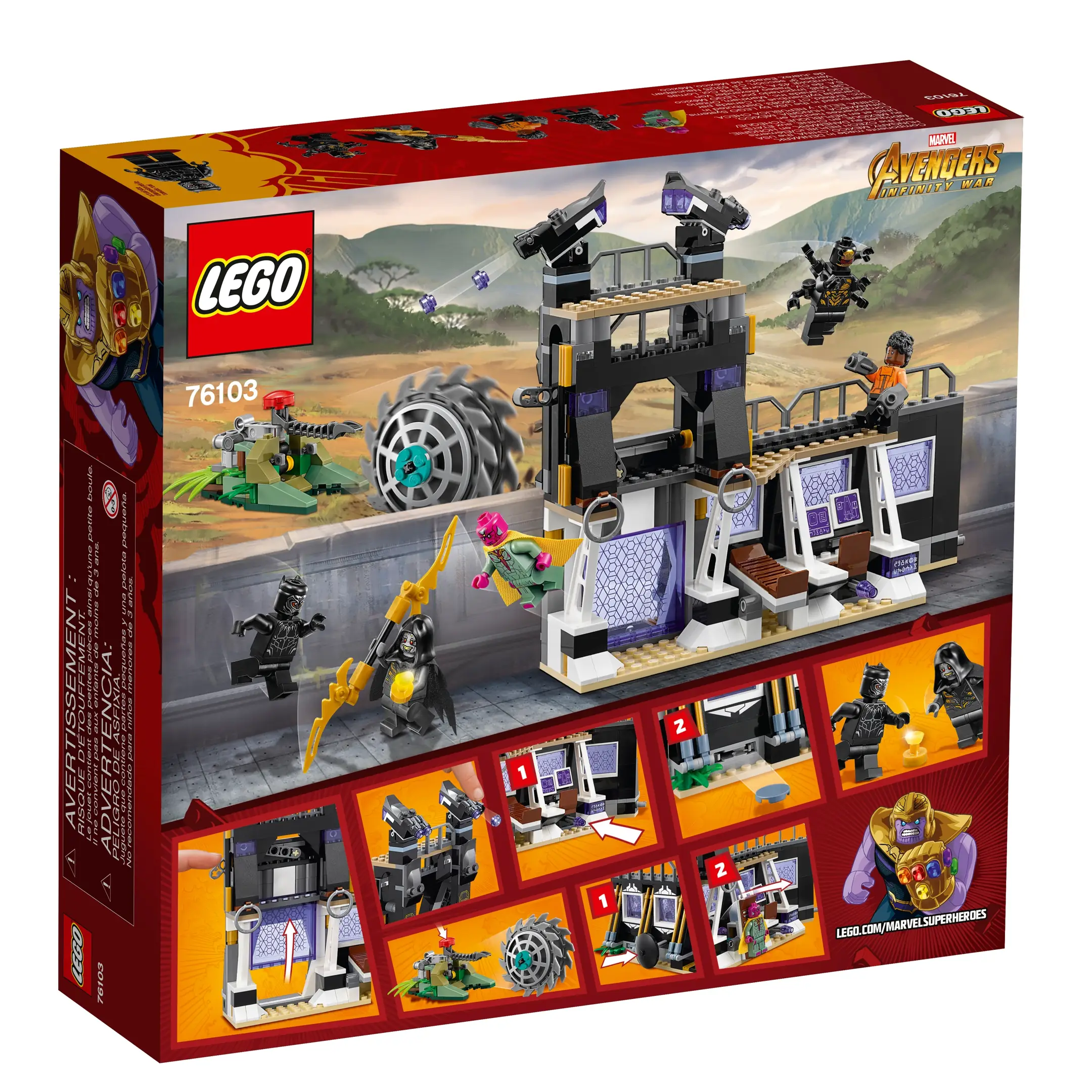 LEGO Marvel Corvus Glaive Thresher Attack Set 76103