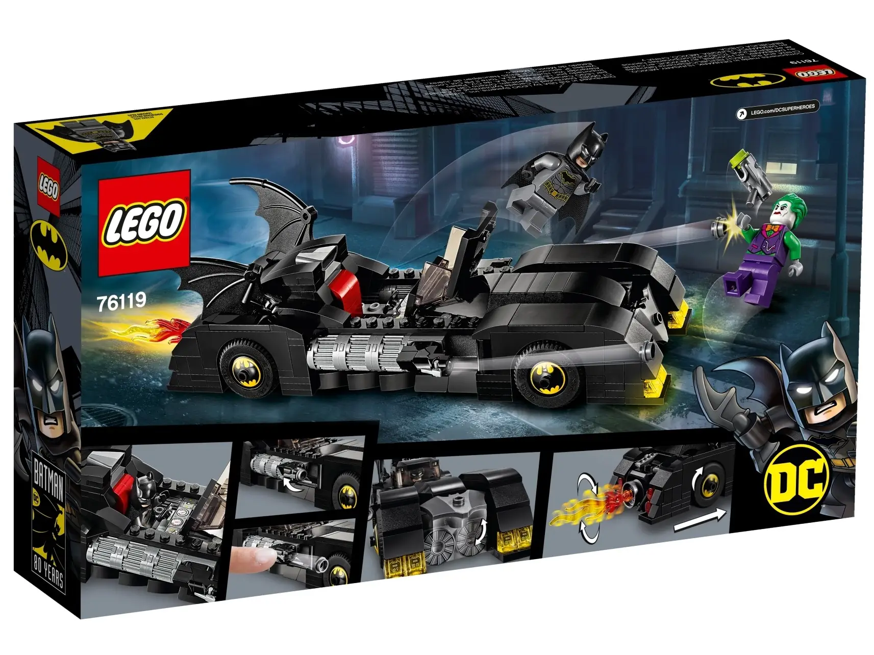 LEGO Batman Batmobile Pursuit of The Joker • Set 76119
