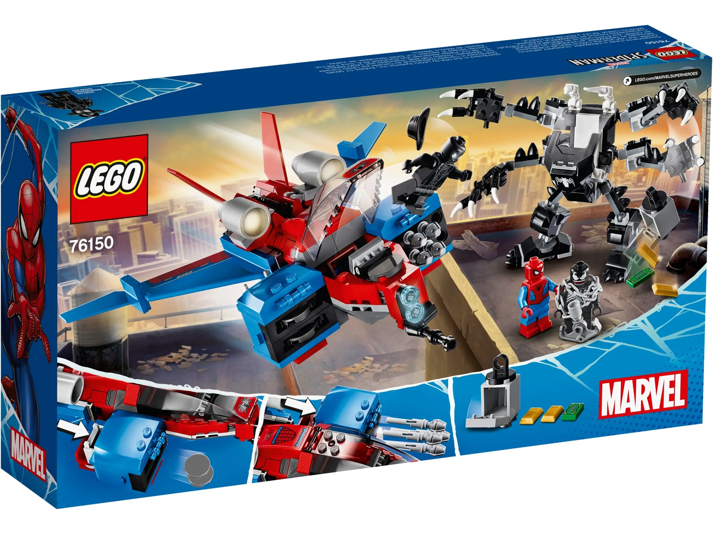 LEGO Marvel Spiderjet Venom Mech • Set 76150 • SetDB