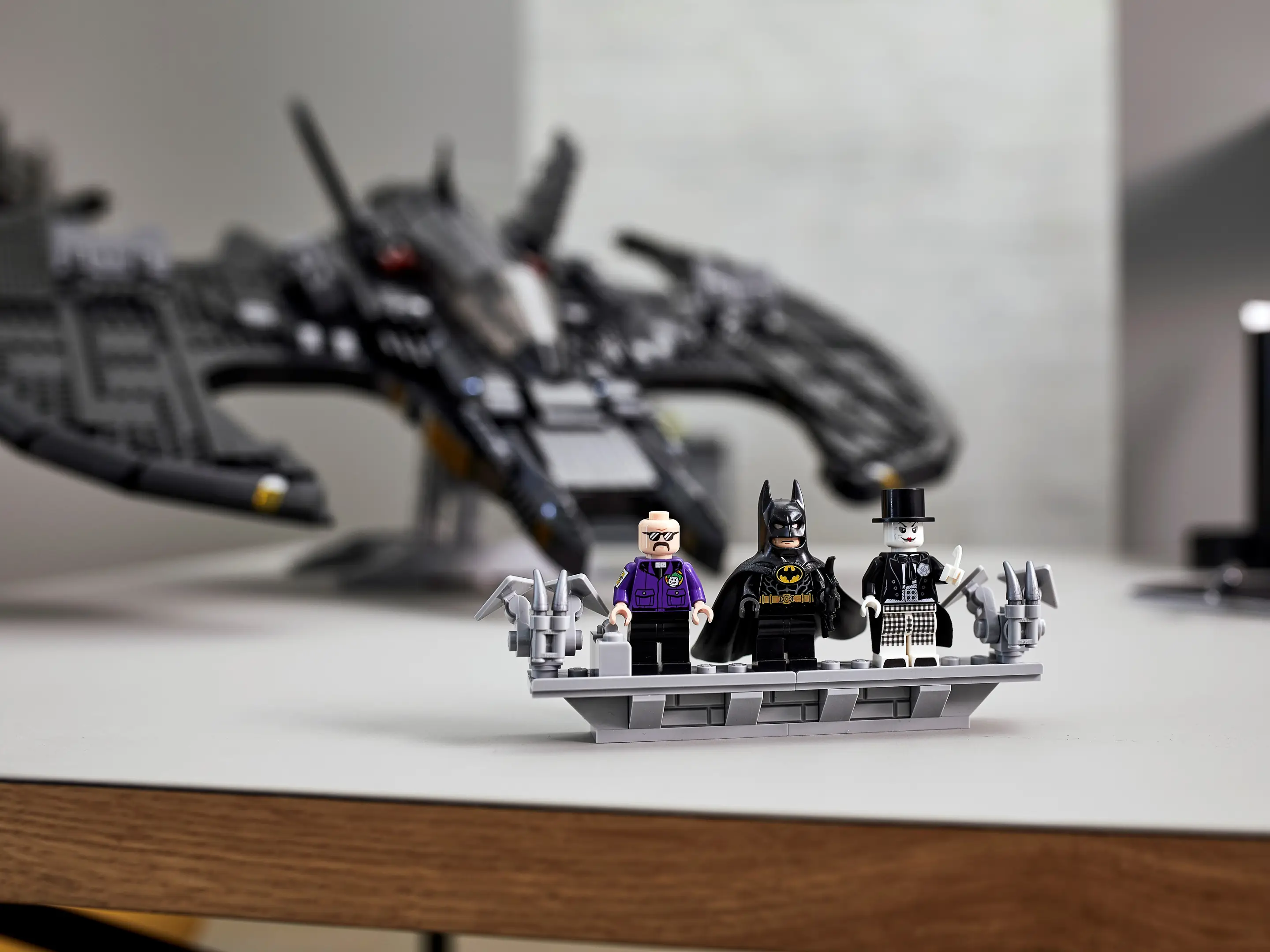 LEGO DC Batman 1989 Batwing 76161 Displayable Model (2,363   Batwing Set - Black and Gray main image 1