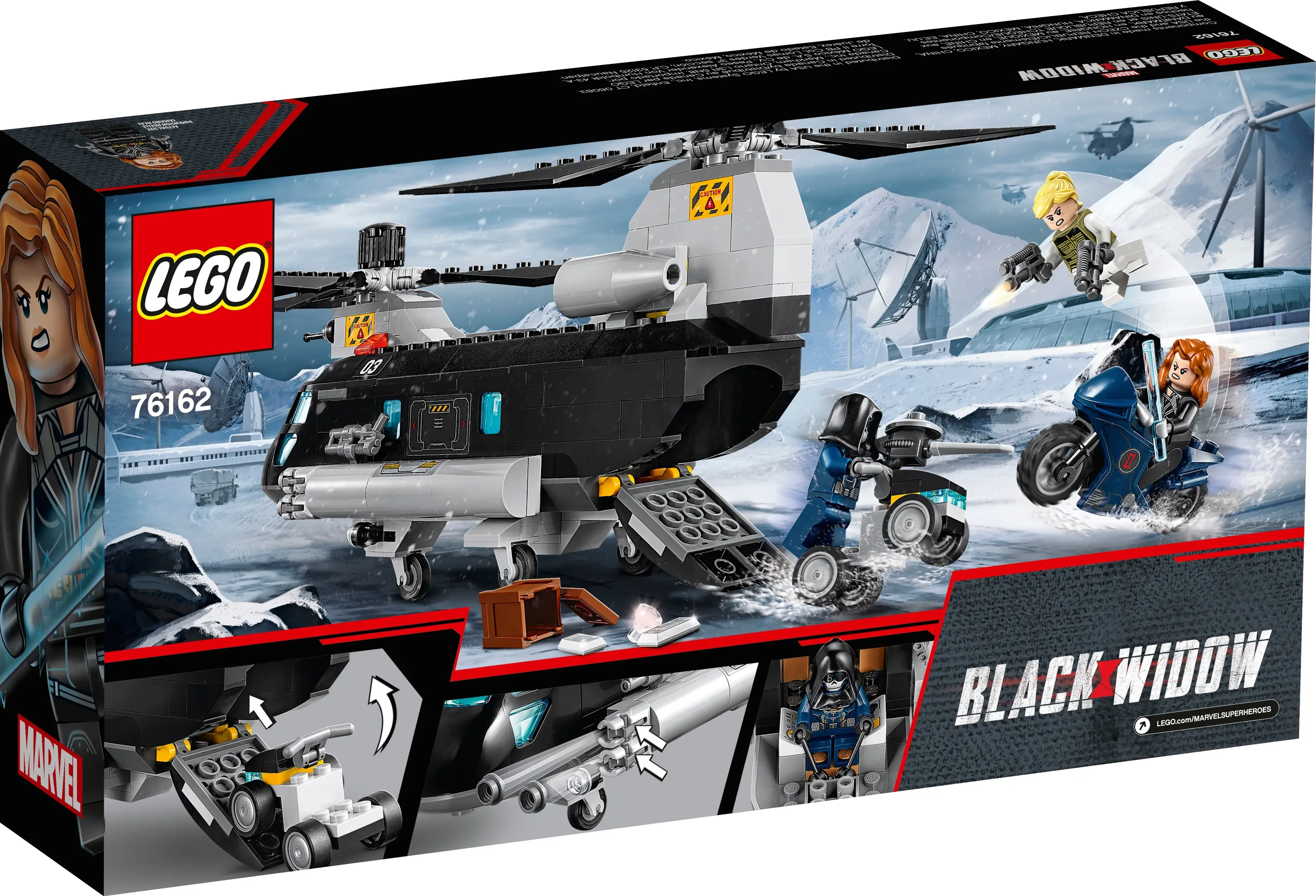 Lego set black widow hotsell