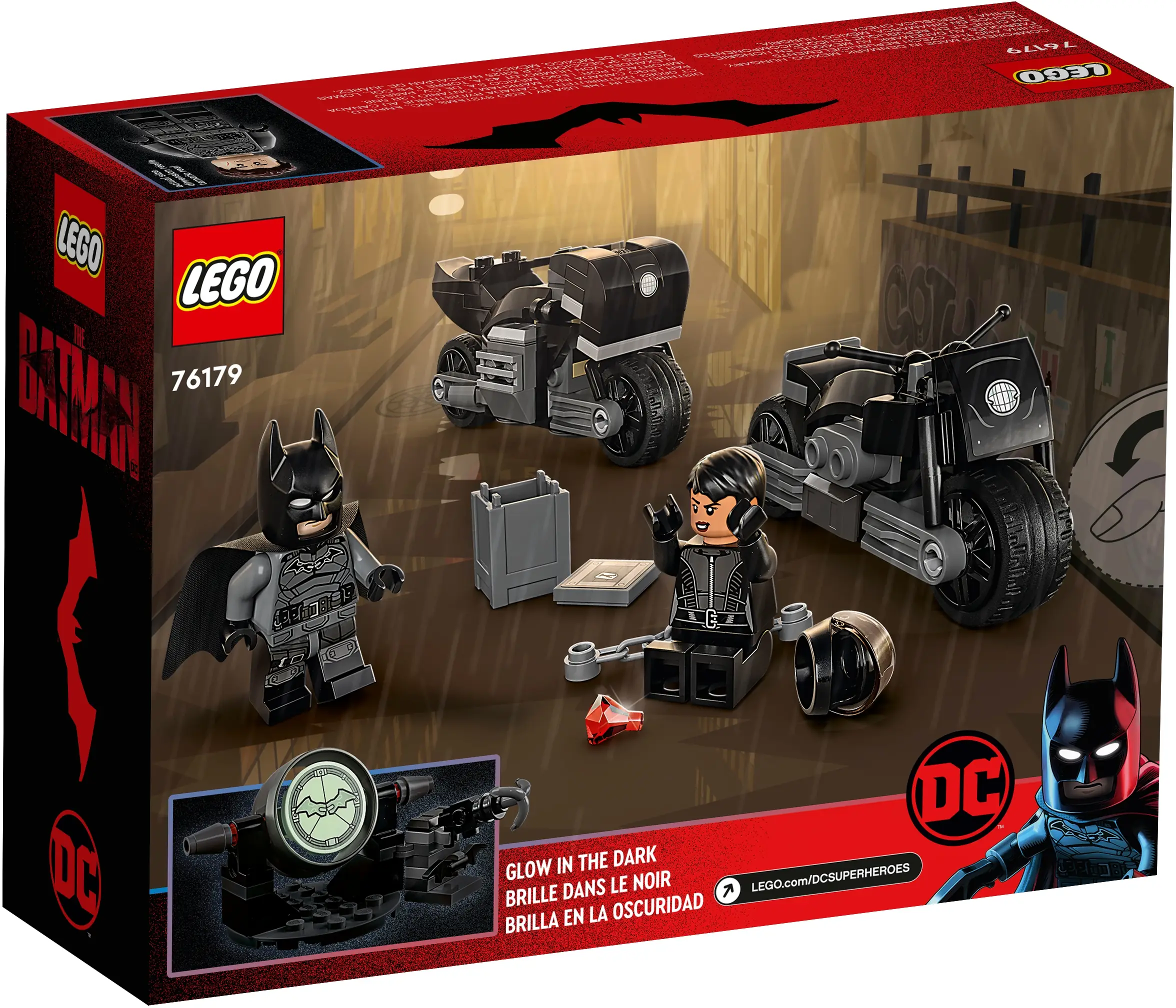 LEGO Batman & Selina Kyle Motorcycle Pursuit • Set 76179