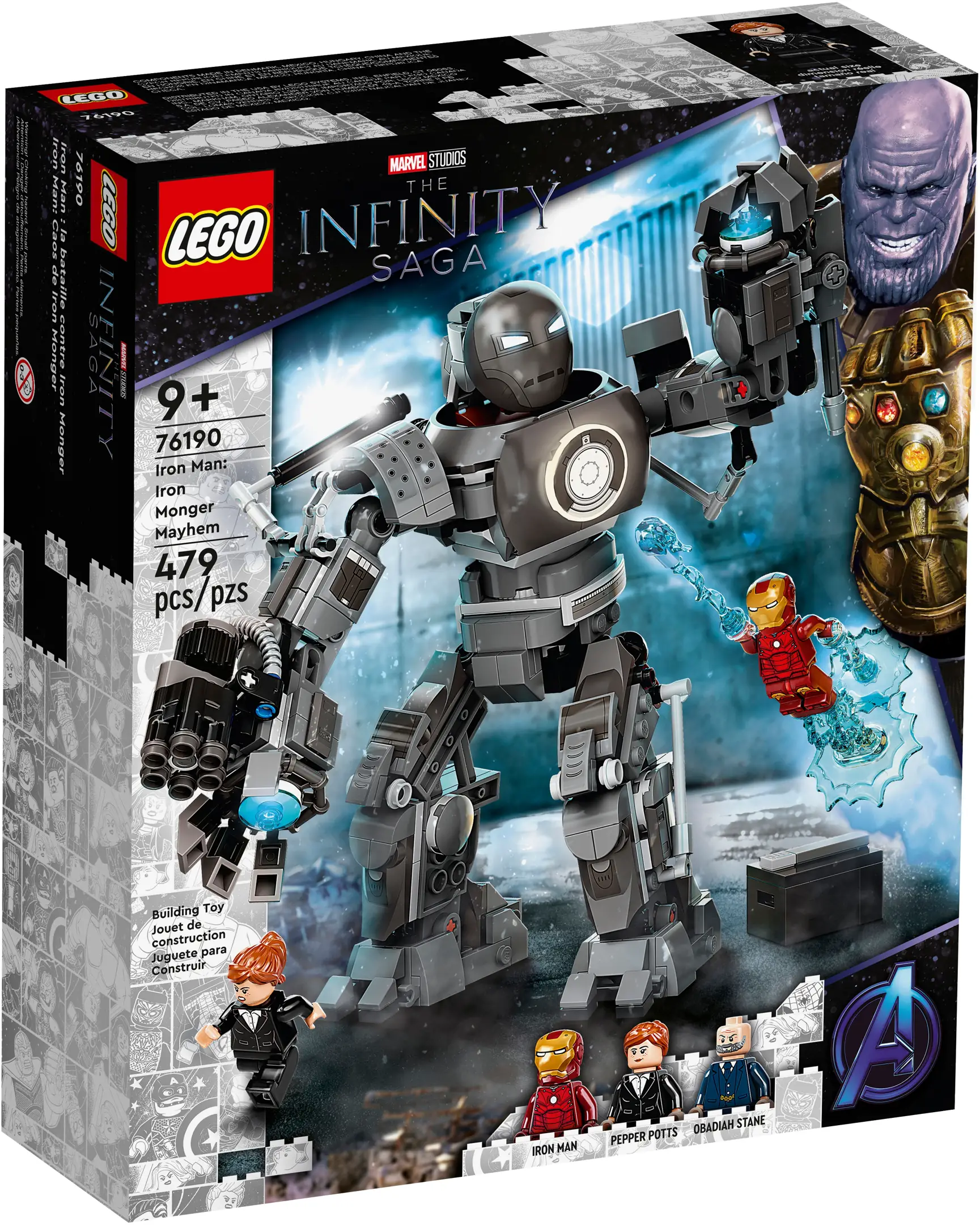 LEGO Marvel Iron Man Iron Monger Mayhem • Set 76190 • SetDB