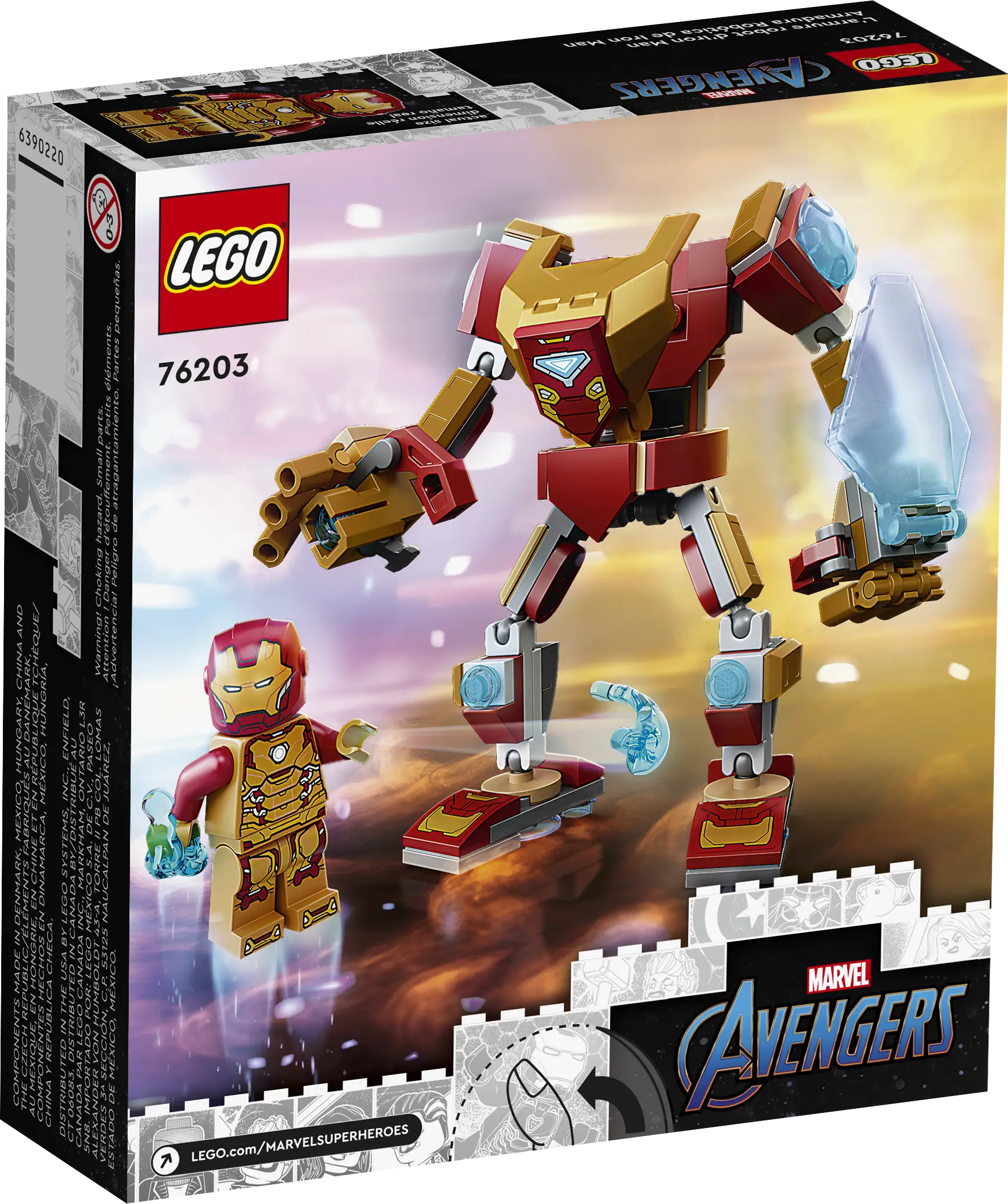 LEGO Marvel Iron Man Mech Armor • Set 76203 • SetDB