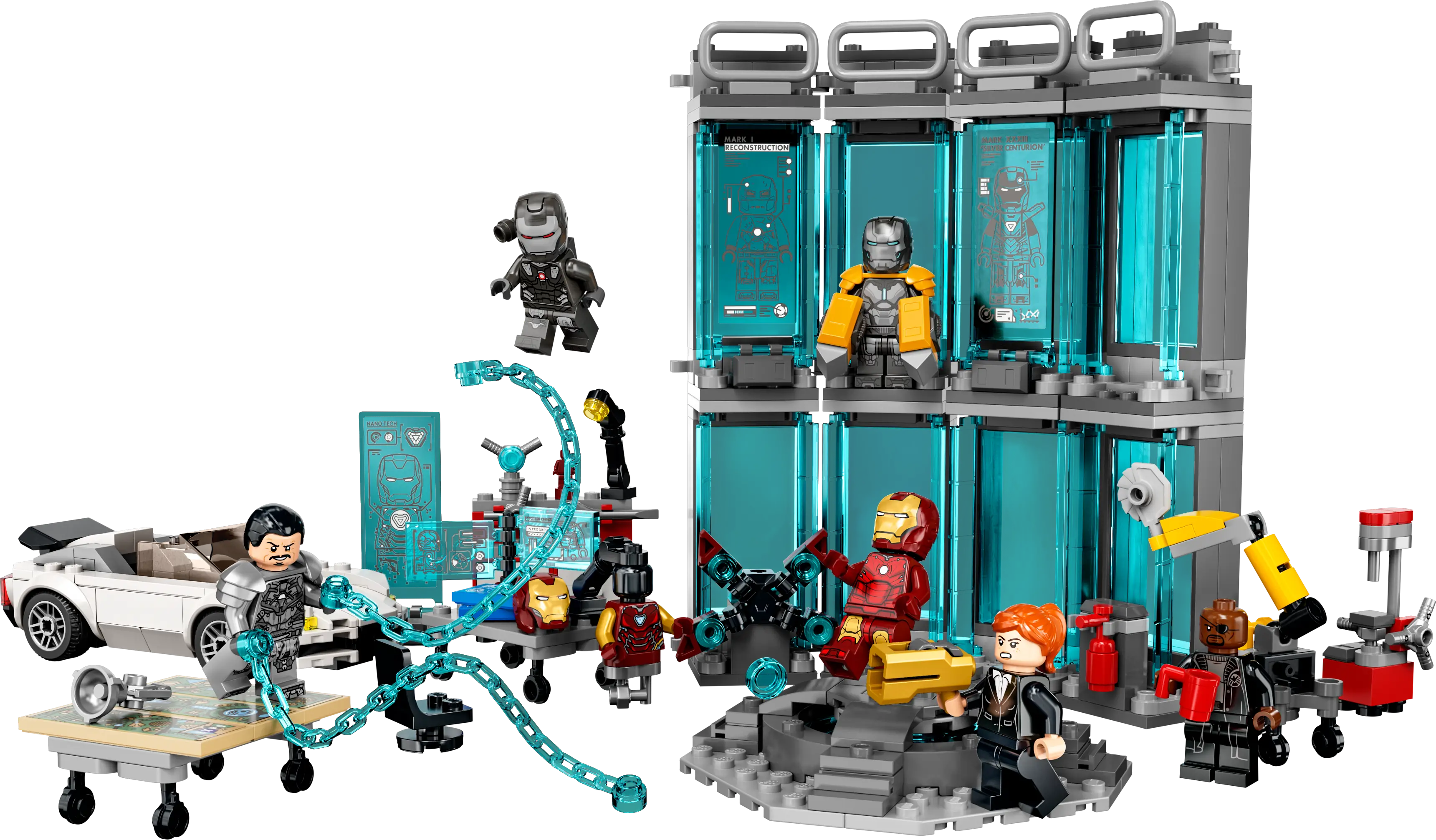 LEGO Marvel Iron Man Armory • Set 76216 • SetDB