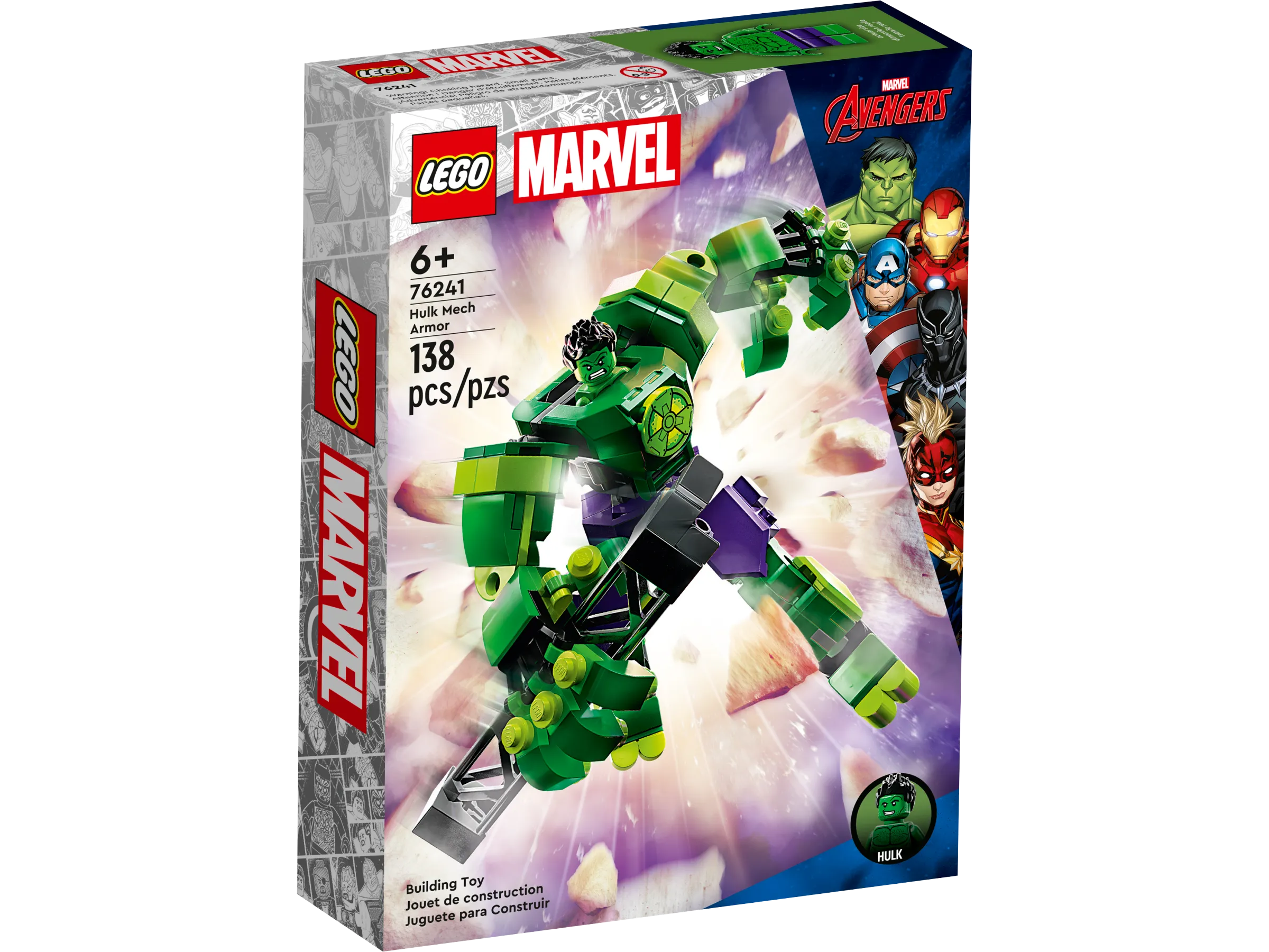 LEGO Marvel Hulk Mech Armor • Set 76241 • SetDB