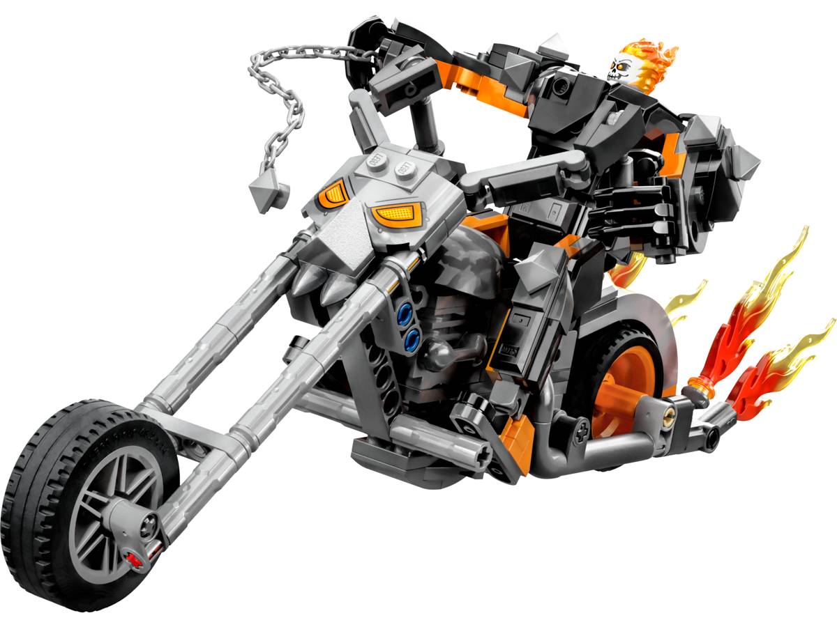 Ghost Rider Lego LEGO Marvel Ghost Rider Mech & Bike • Set 76245 • SetDB
