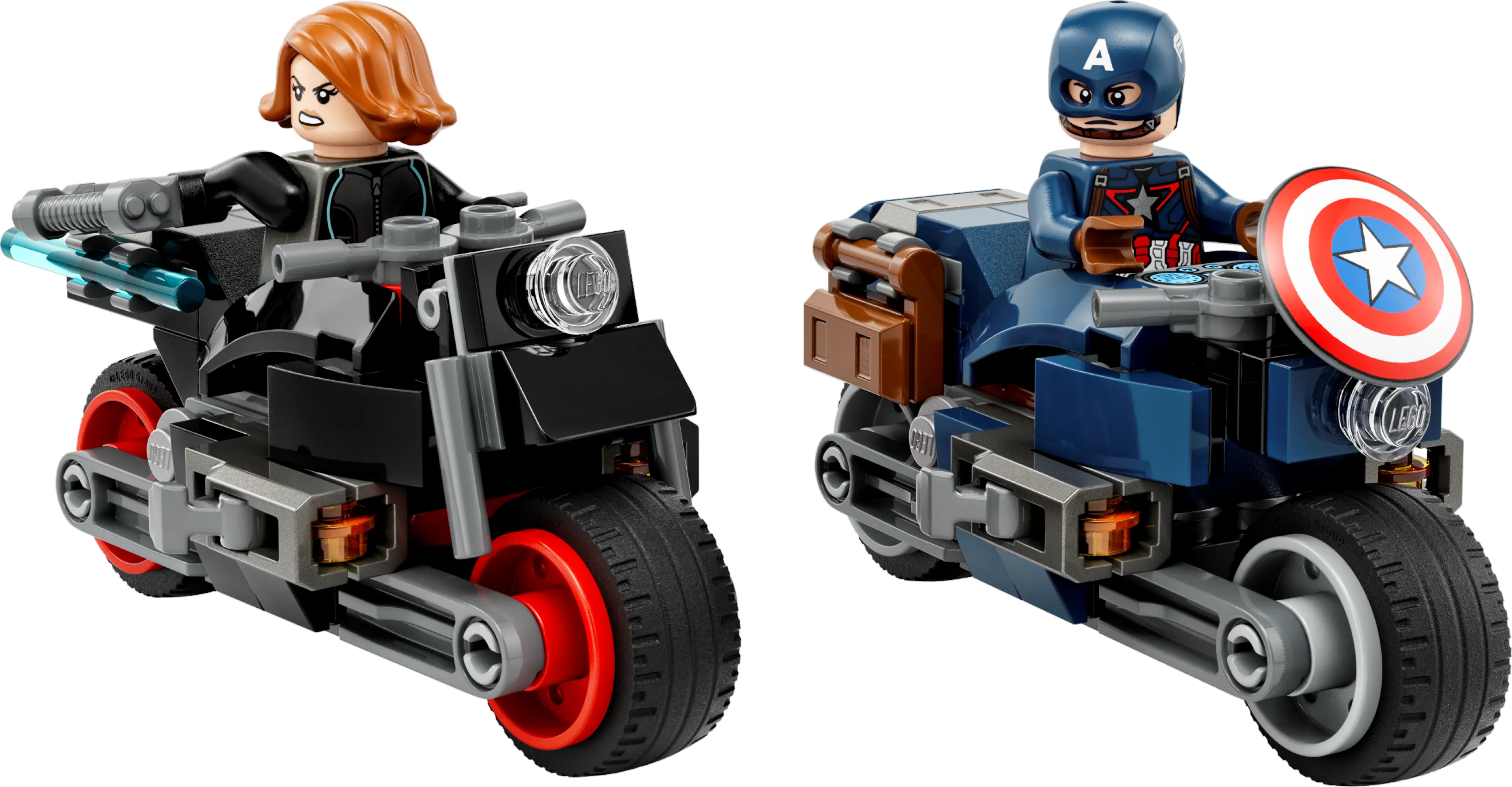 LEGO Marvel Black Widow Captain America Motorcycles