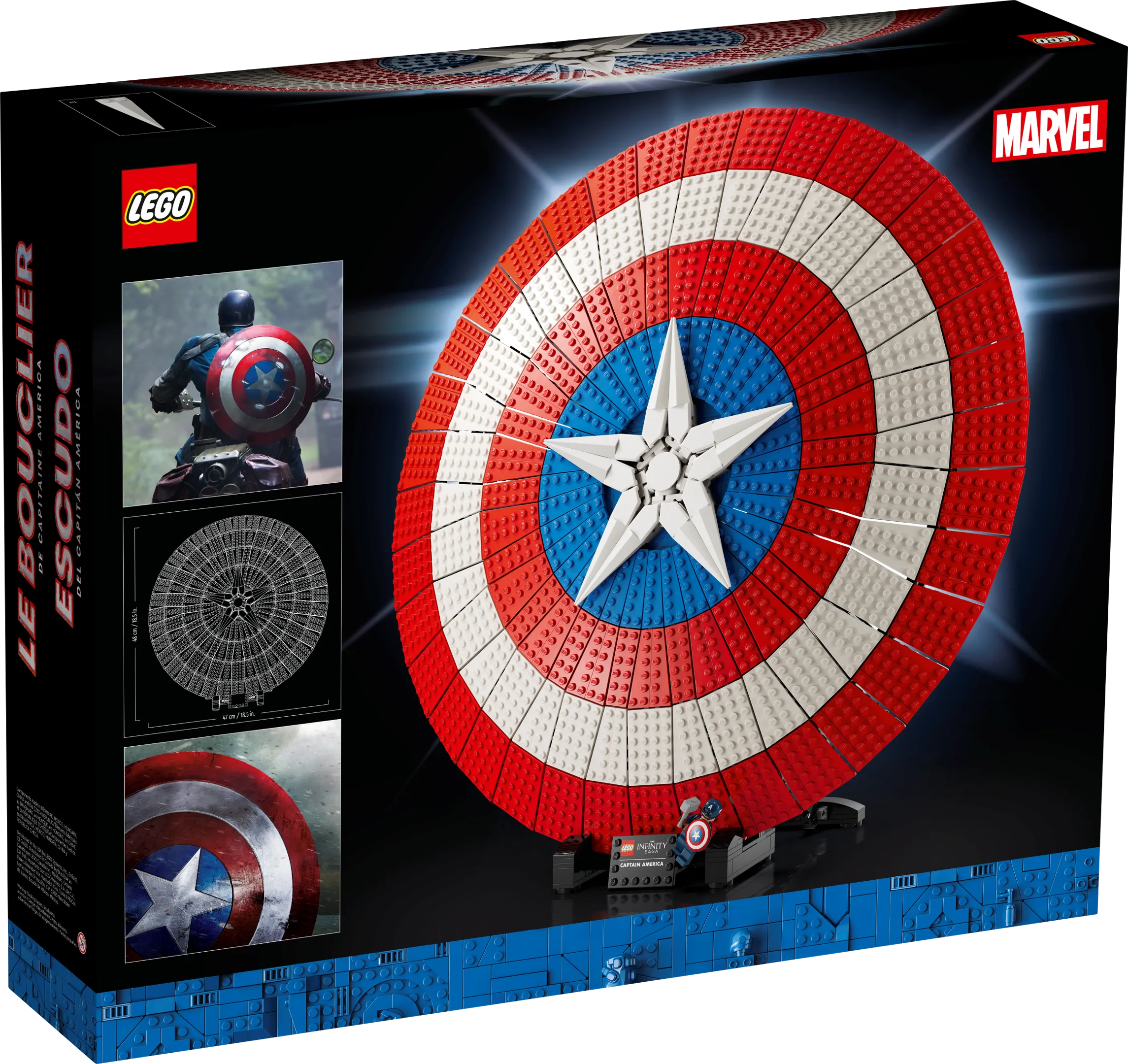 LEGO Marvel Captain America's Shield • Set 76262 • SetDB