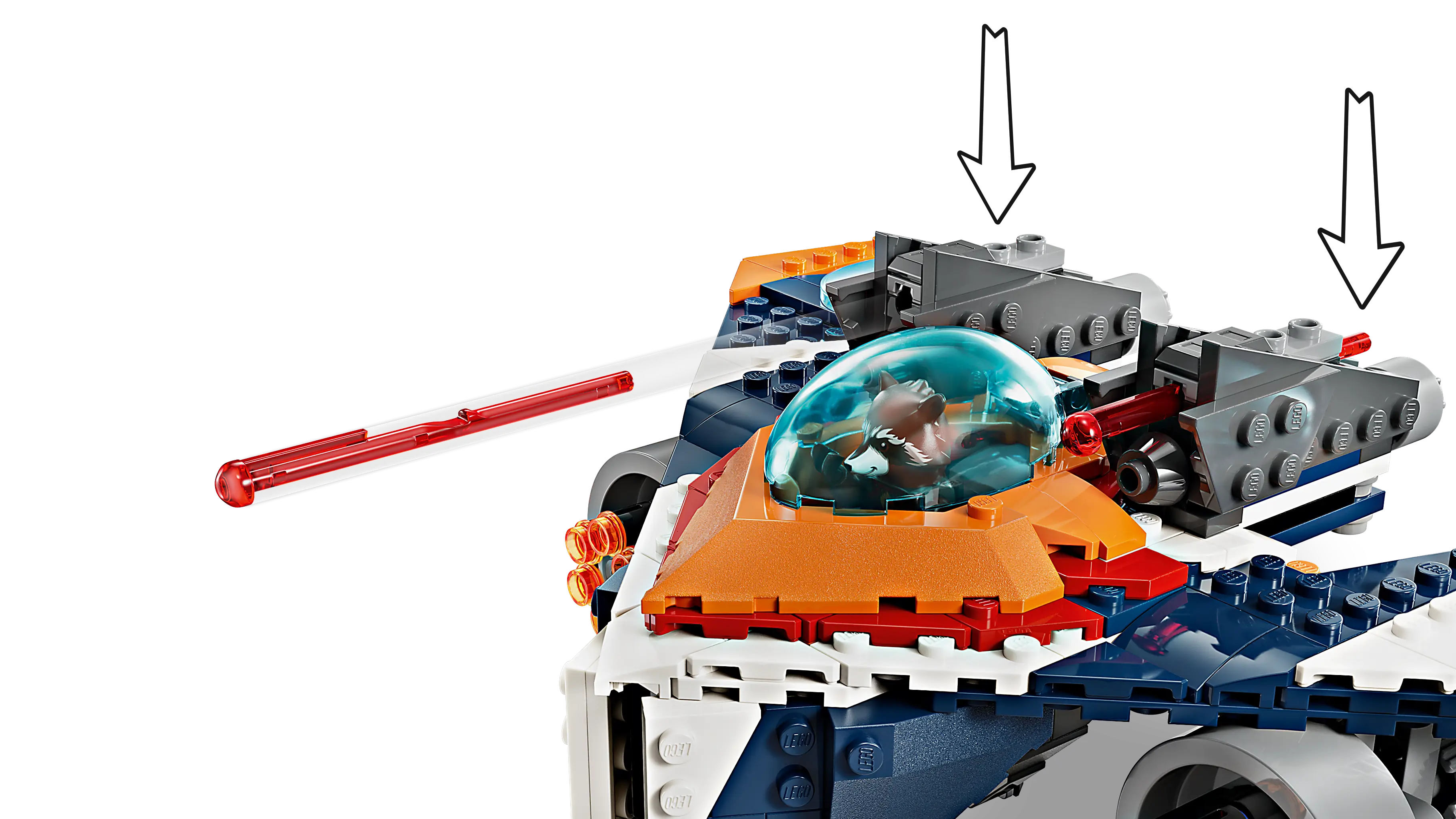 LEGO Marvel Rocket's Warbird vs. Ronan • Set 76278