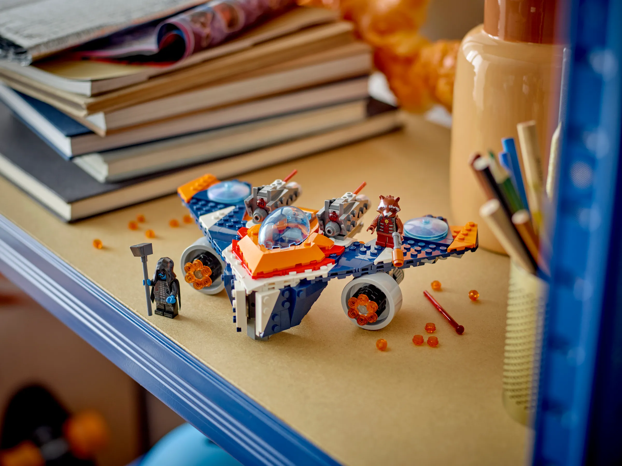 LEGO Marvel Rocket's Warbird Ronan • Set 76278