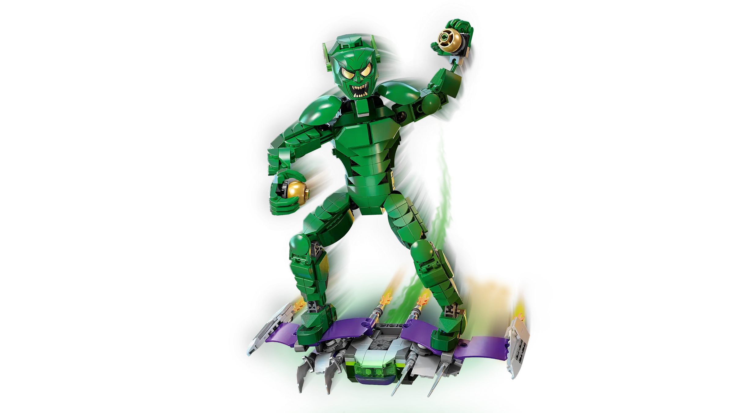 LEGO Marvel Green Goblin Construction Figure • Set 76284