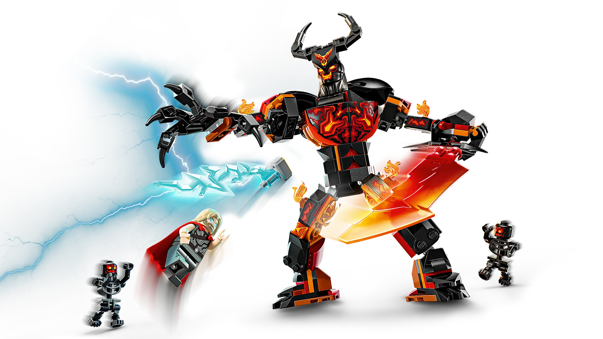 LEGO Marvel Thor vs. Surtur Construction Figure • Set 76289