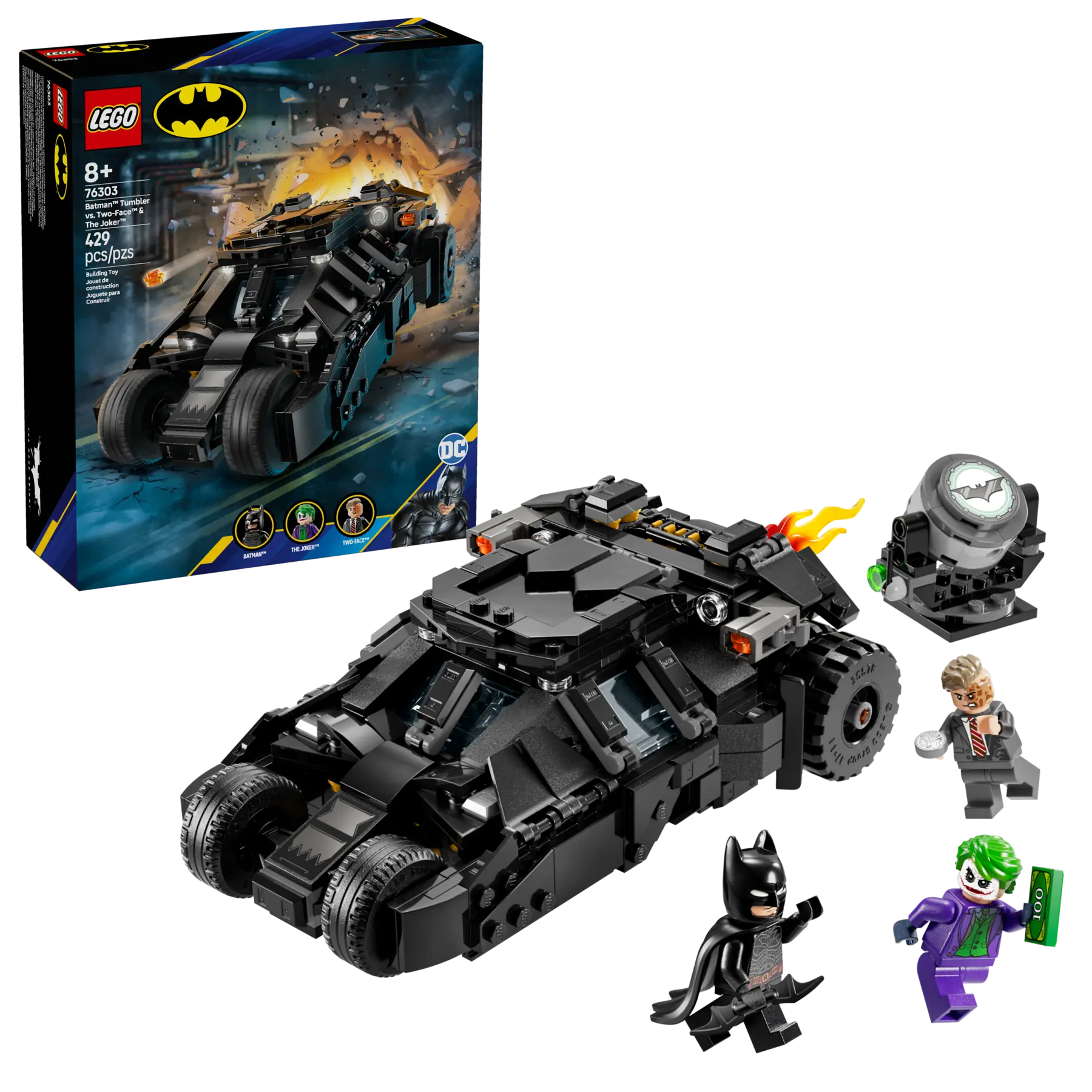 LEGO Batman Tumbler vs. Two-Face & The Joker • Set 76303 LEGO Batman Tumbler vs. Two-Face & The Joker • Set 76303