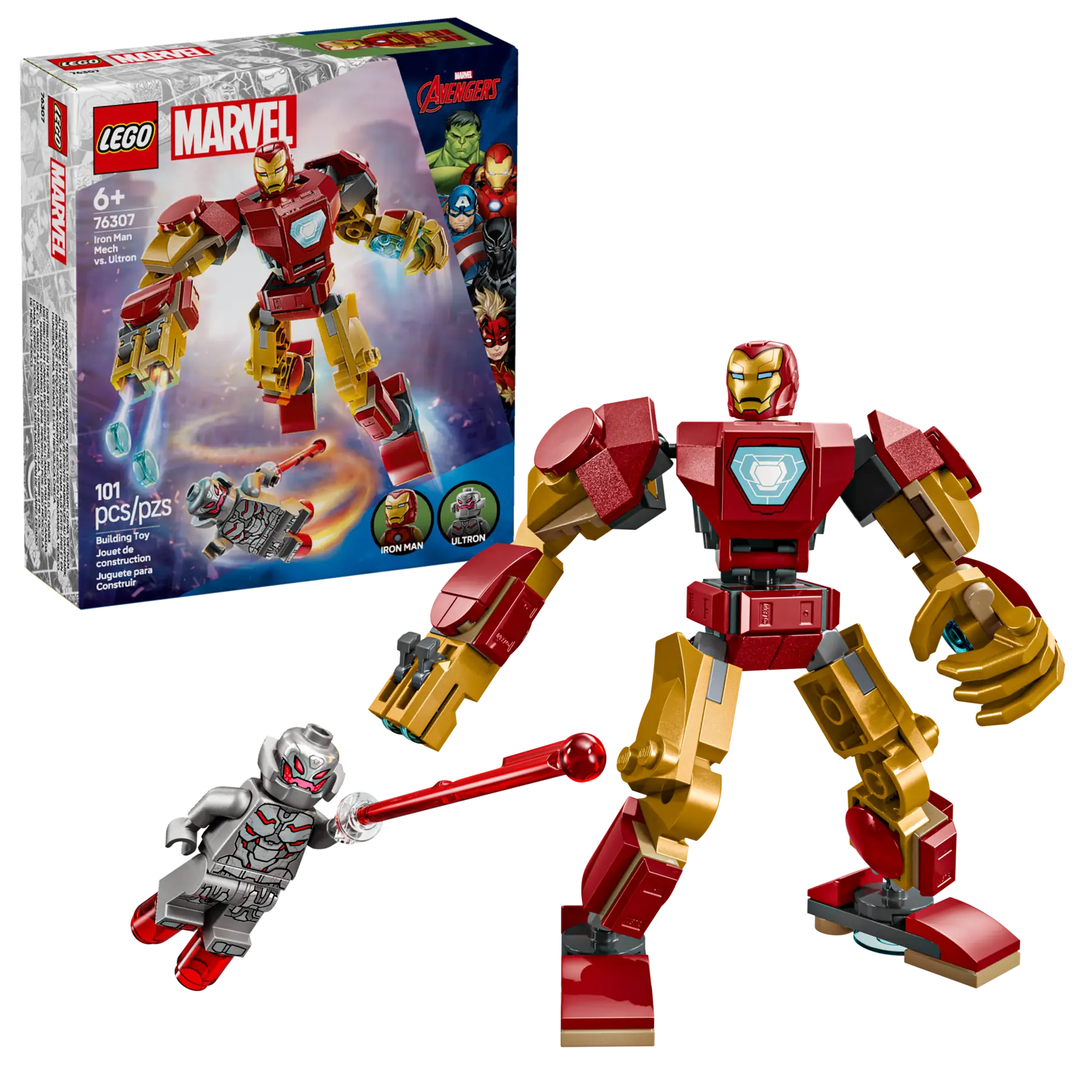 LEGO Marvel Iron Man Mech vs. Ultron • Set 76307 • SetDB
