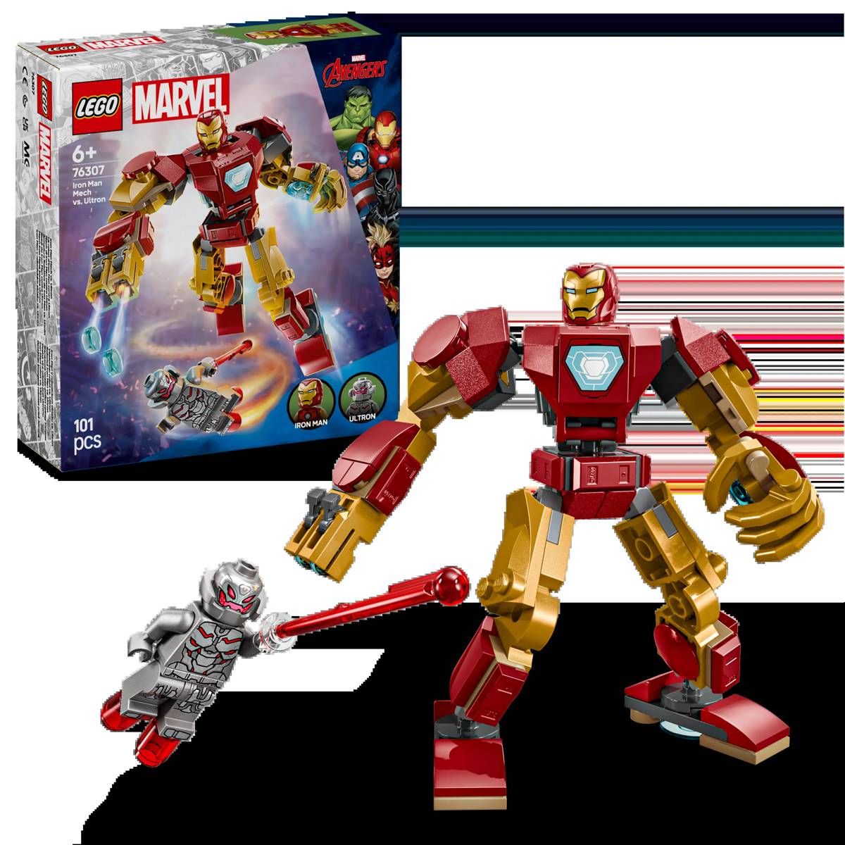 LEGO Marvel Iron Man Mech vs. Ultron • Set 76307 • SetDB