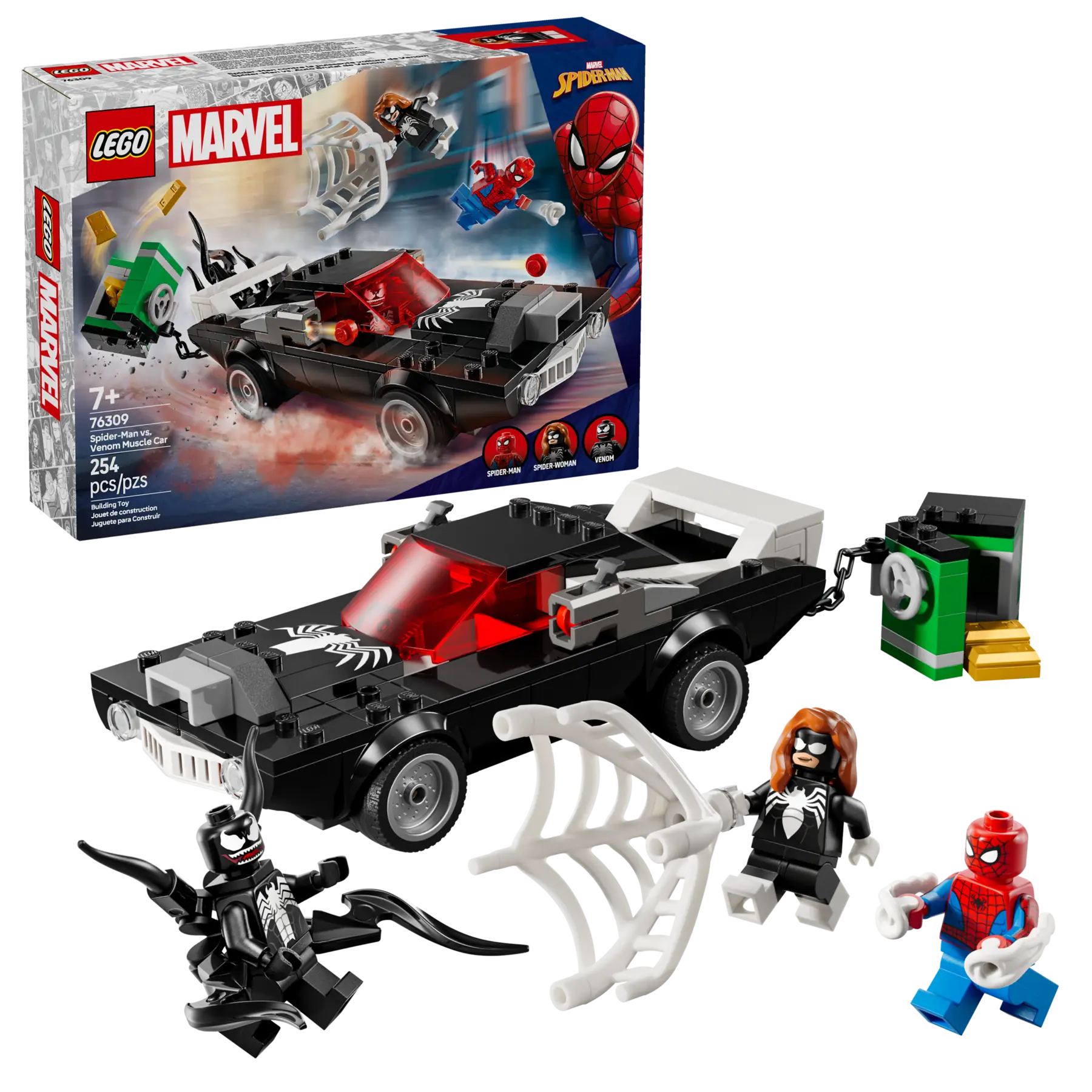 LEGO Marvel Spider-Man vs. Venom Muscle Car • Set 76309