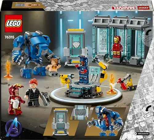 LEGO Marvel Iron Man's Laboratory Hall of Armor