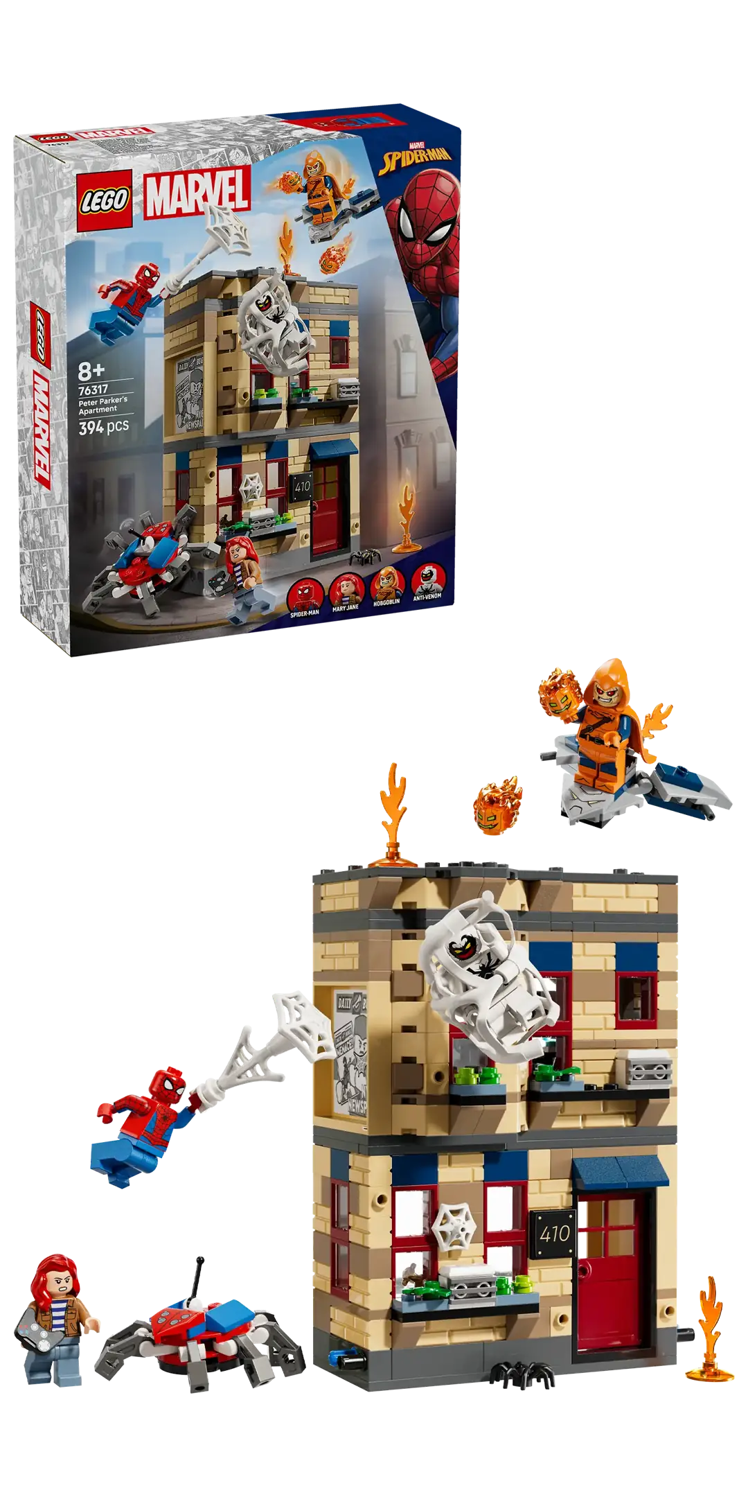 LEGO Marvel Peter Parker's Apartment • Set 76317 • SetDB