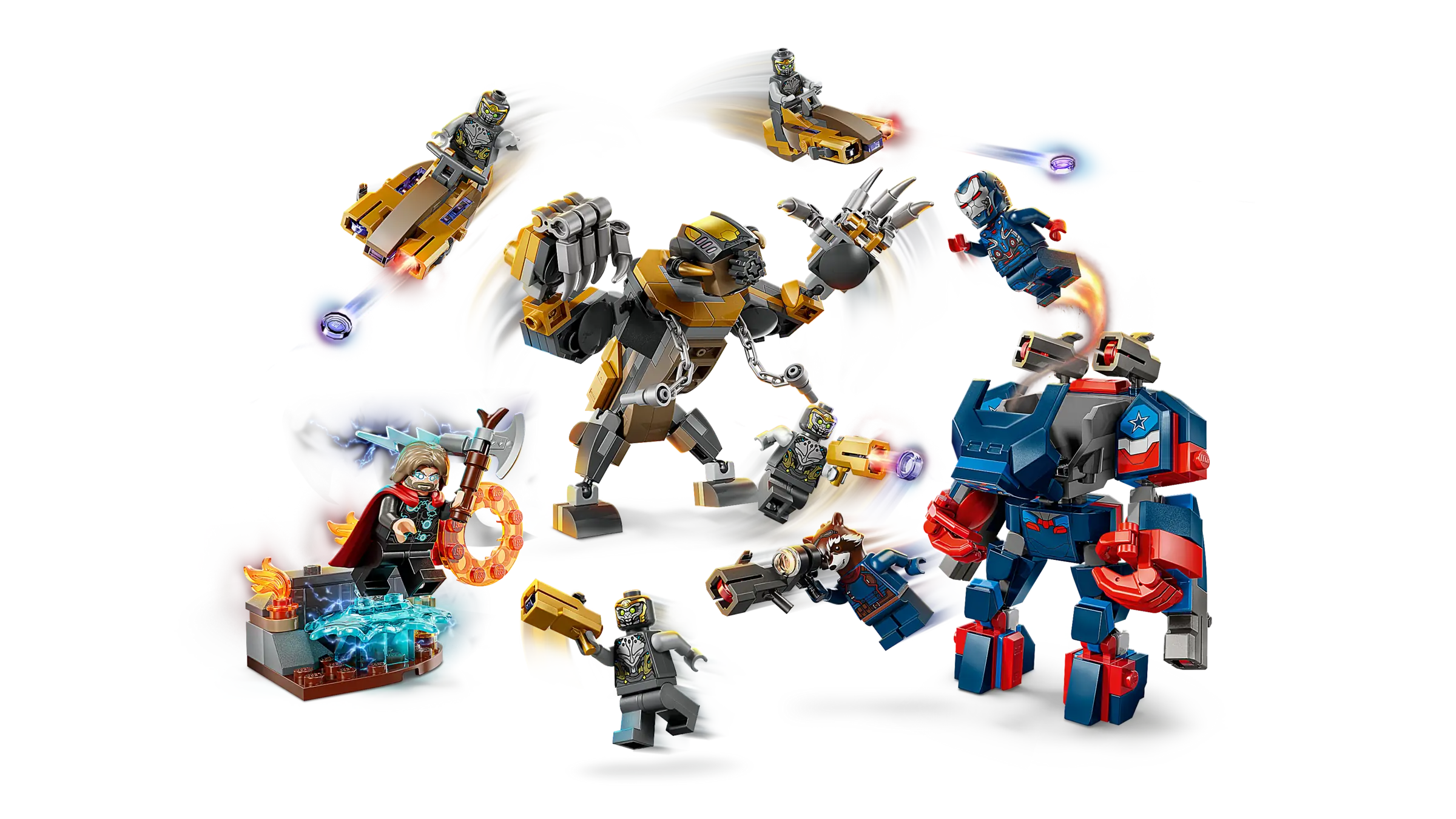 LEGO Marvel Avengers Endgame Thor vs. Chitauri • Set 76322