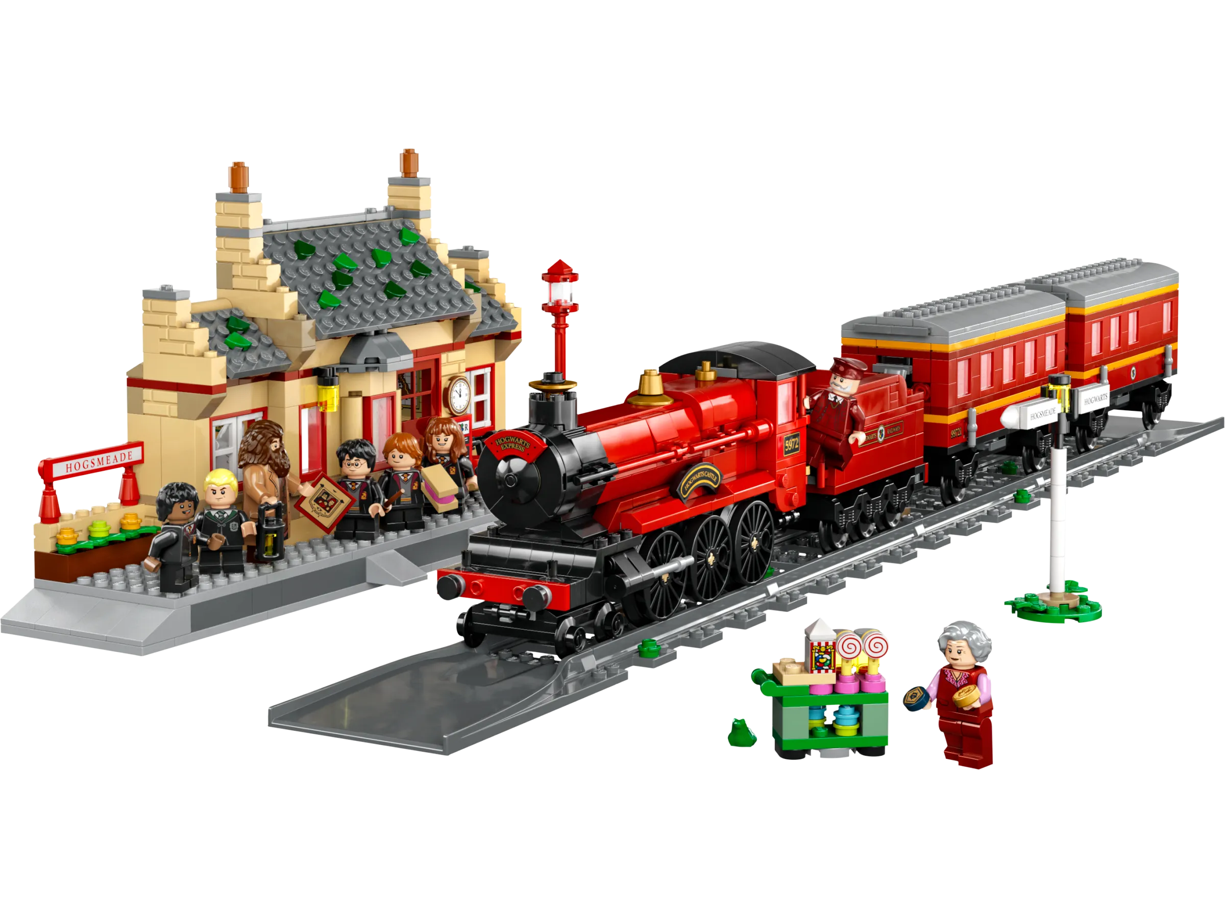 LEGO Harry Potter Hogwarts Express Train Set with Hogsmeade Station