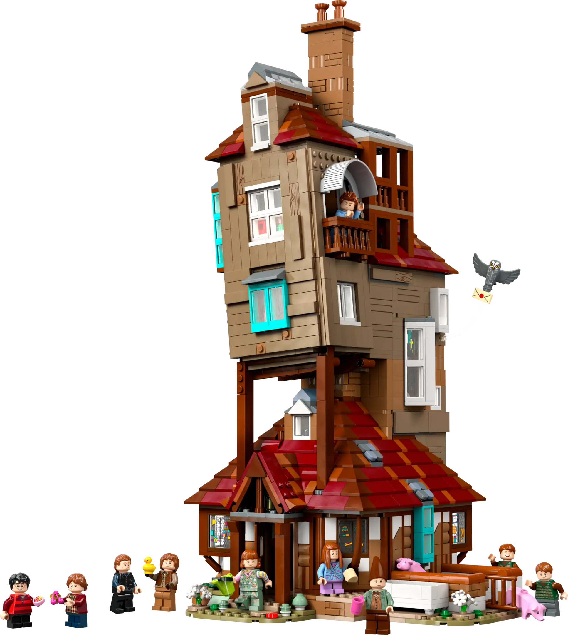 Harry potter weasley burrow lego sale