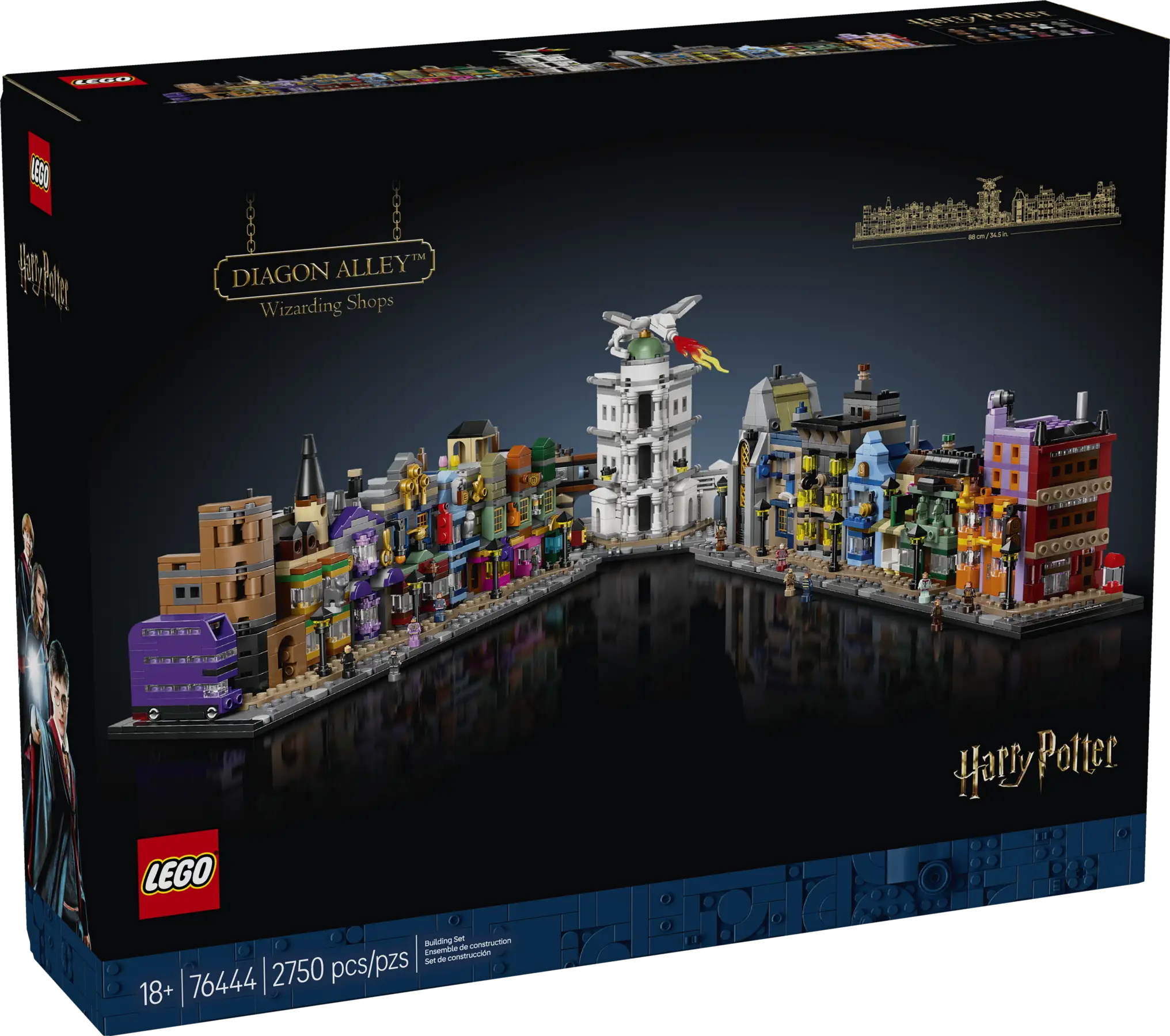 LEGO Harry Potter Diagon Alley Wizarding Shops • Set 76444