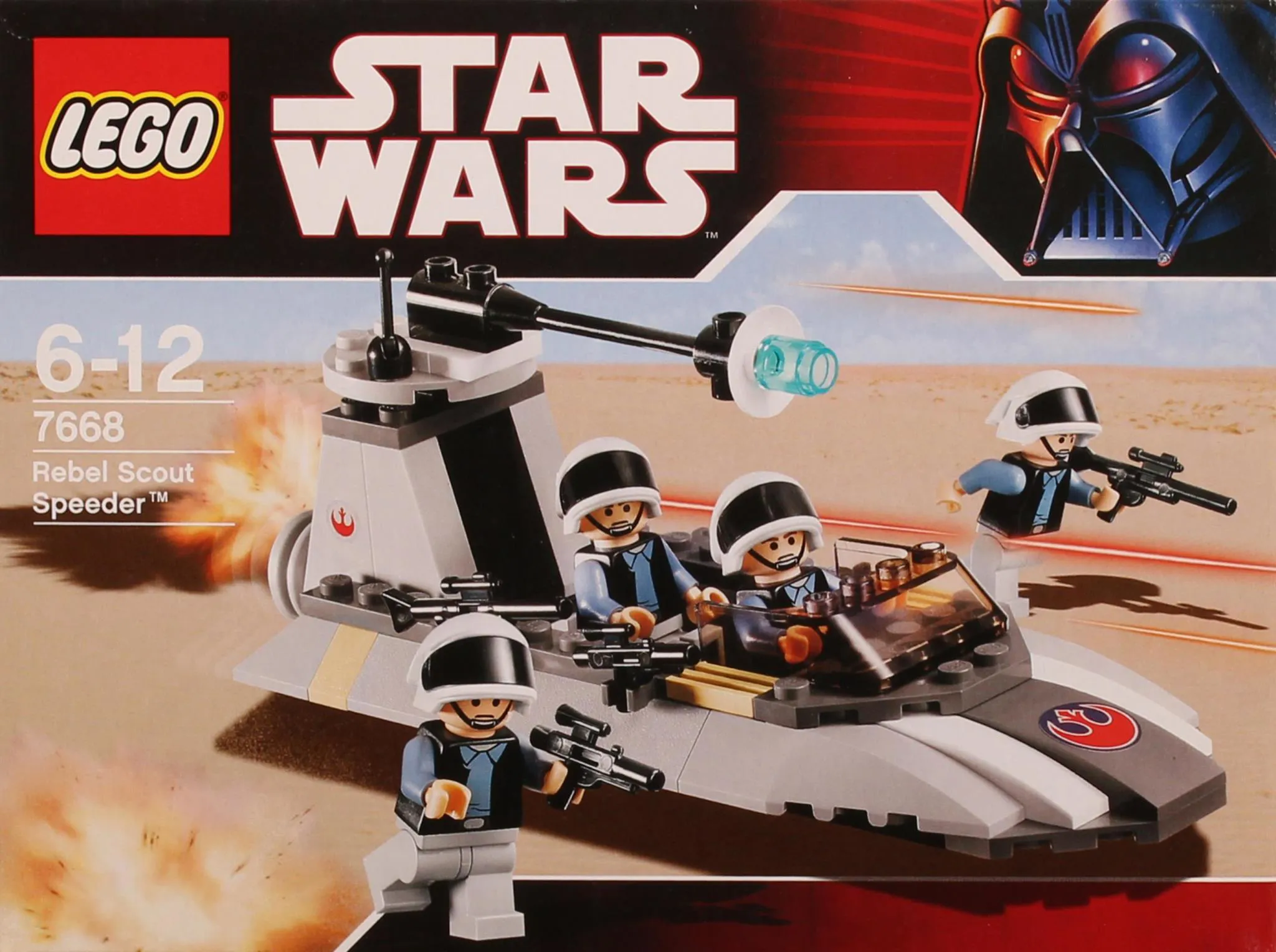 LEGO Star Wars Rebel Scout Speeder • Set 7668 • SetDB