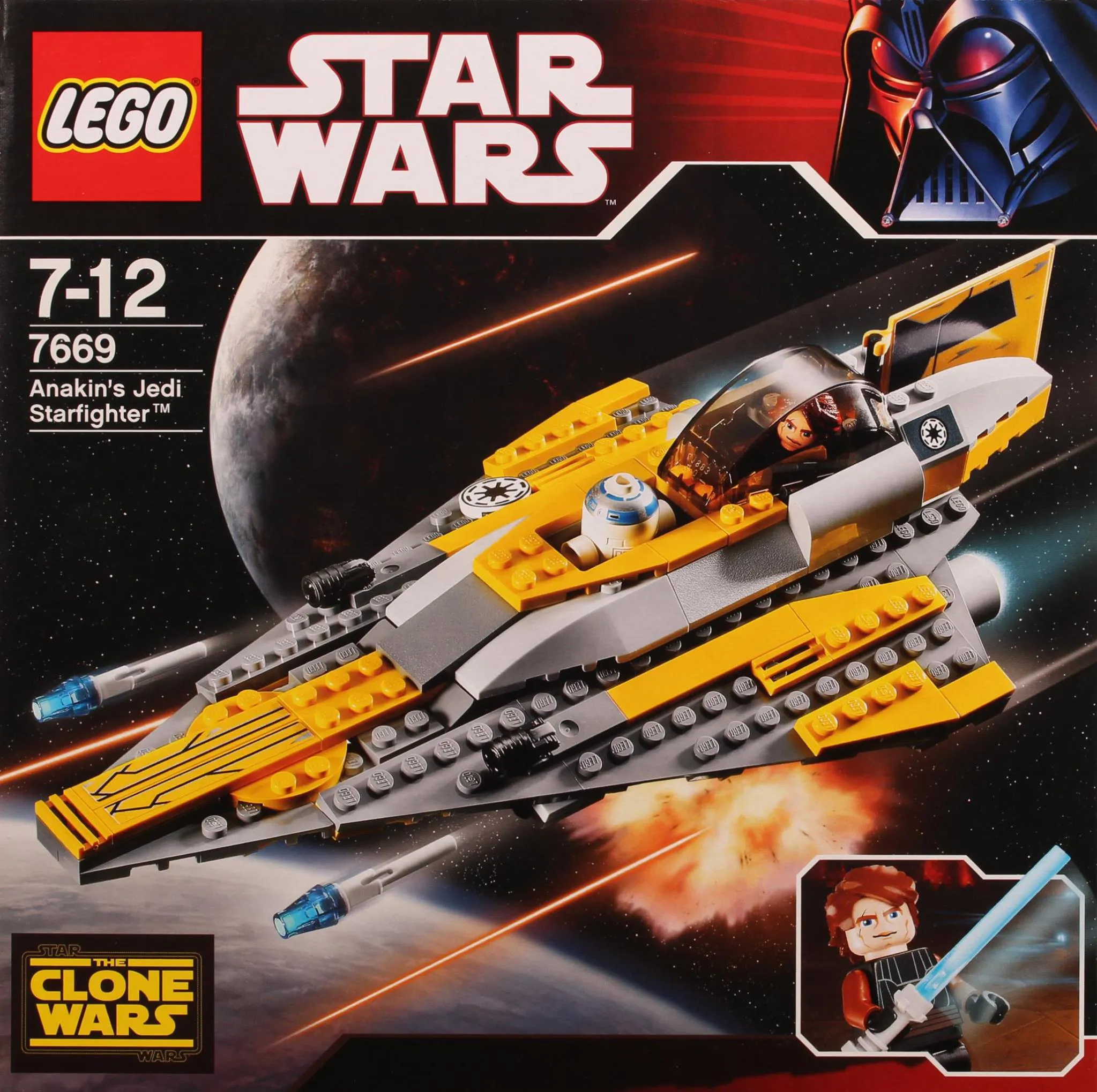 LEGO Star Wars Anakin's Jedi Starfighter • Set 7669