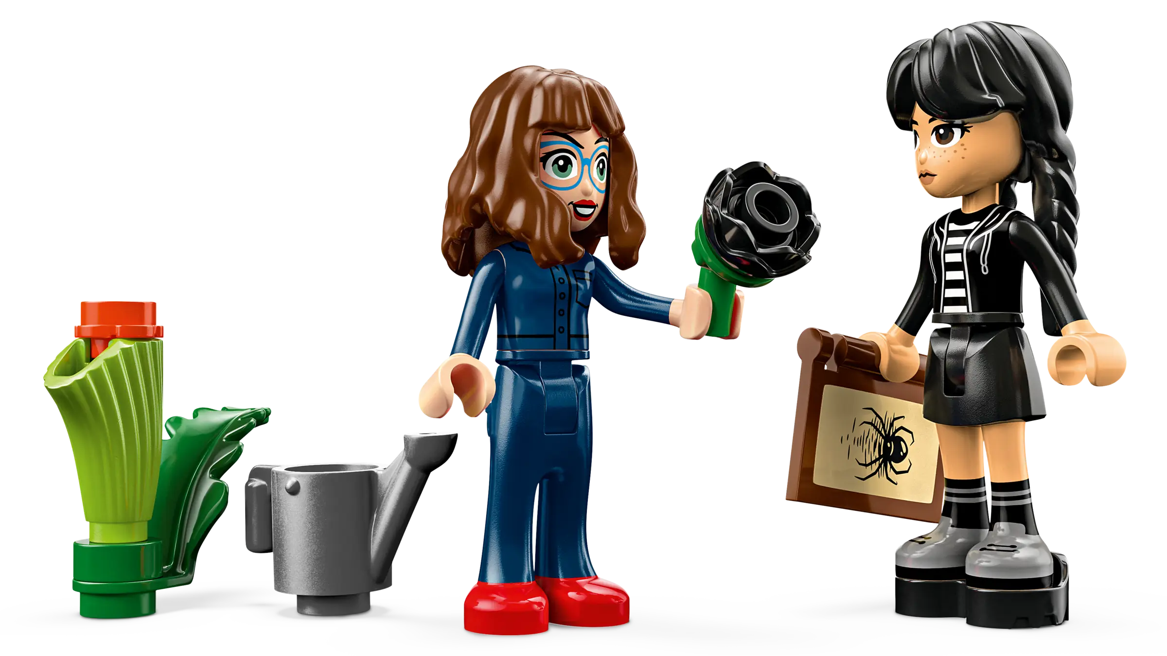 LEGO Wednesday Black Dahlia Flower • Set 76784 • SetDB