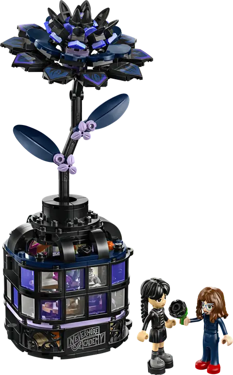LEGO LEGO Wednesday Black Dahlia Flower • Set 76784 • SetDB