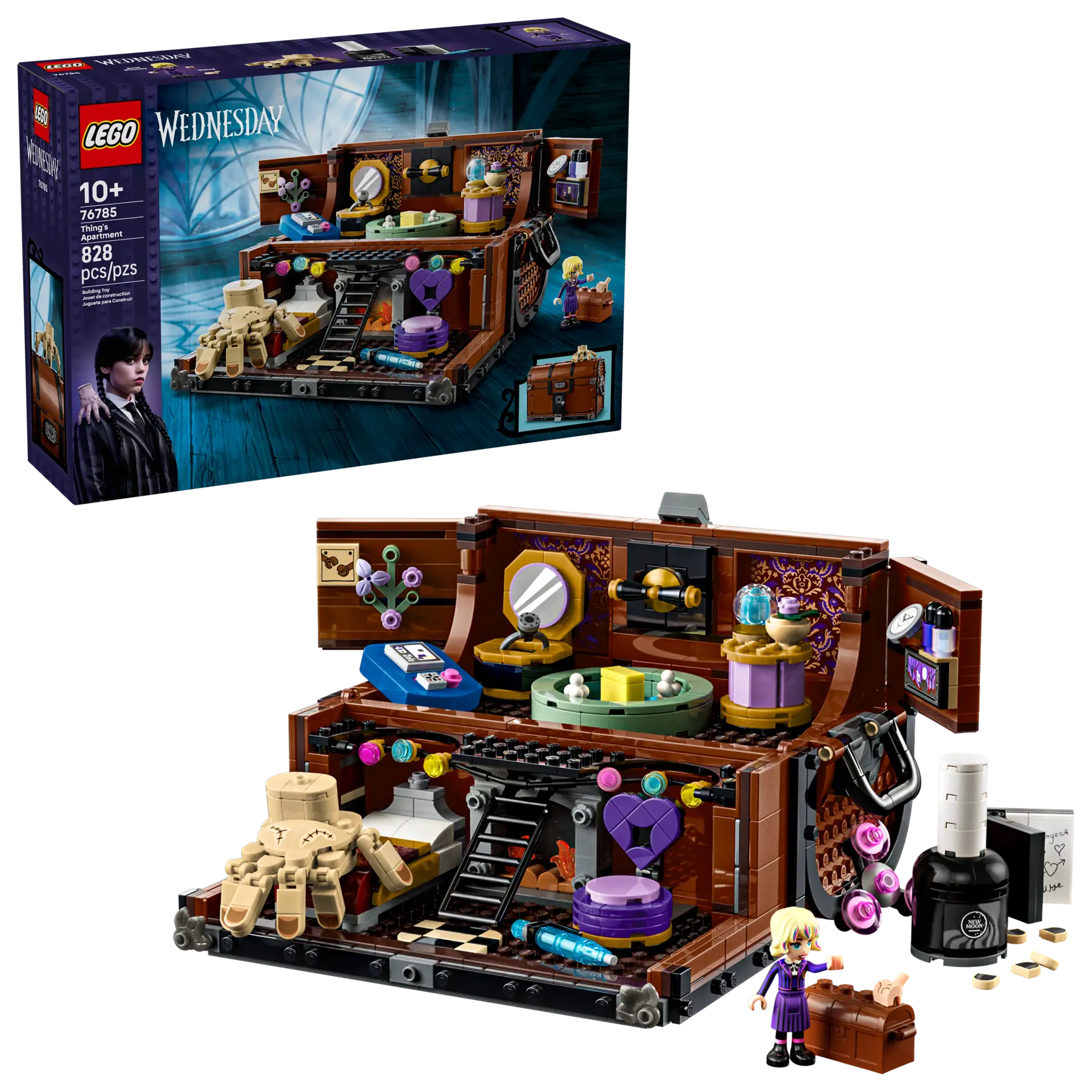 the apartment (adlph deutsch rare3点set) LEGO Wednesday Thing's Apartment • Set 76785 • SetDB