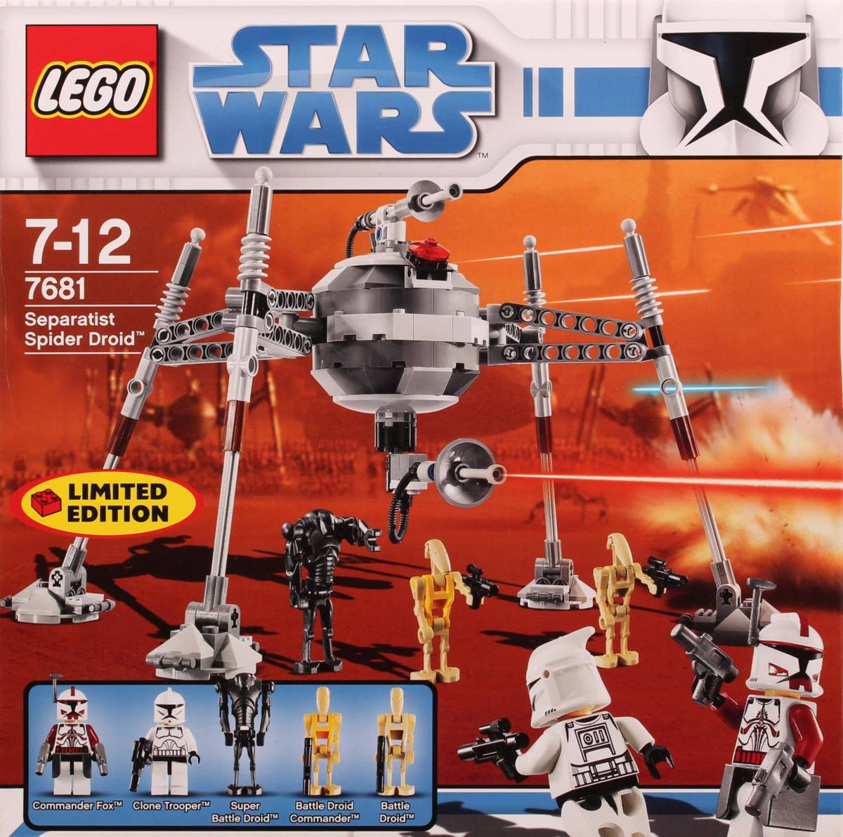 LEGO Star Wars Separatist Spider Droid • Set 7681 • SetDB