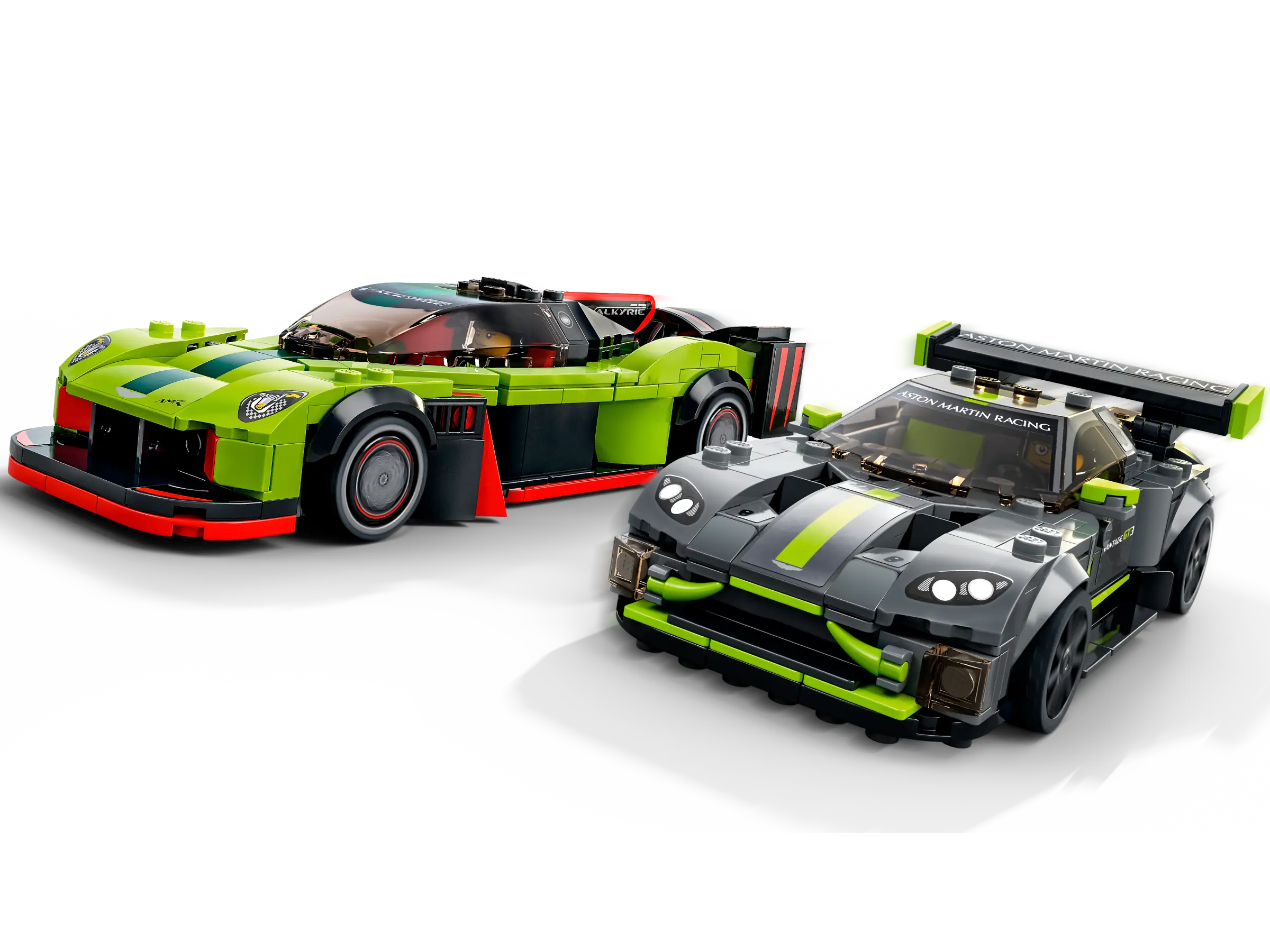 LEGO Speed Champions Aston Martin Valkyrie AMR Pro and Aston