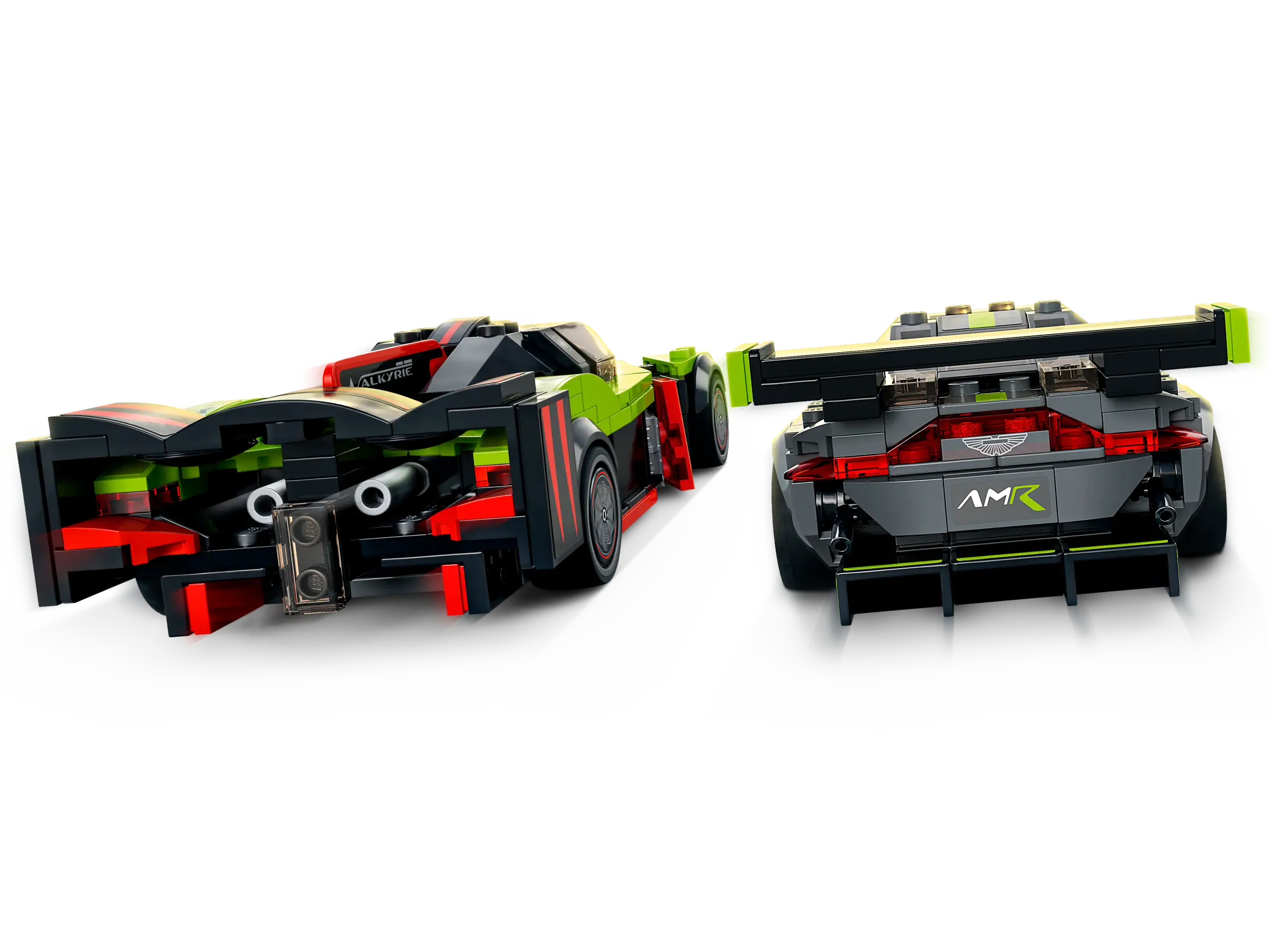 LEGO Speed Champions Aston Martin Valkyrie AMR Pro and Aston