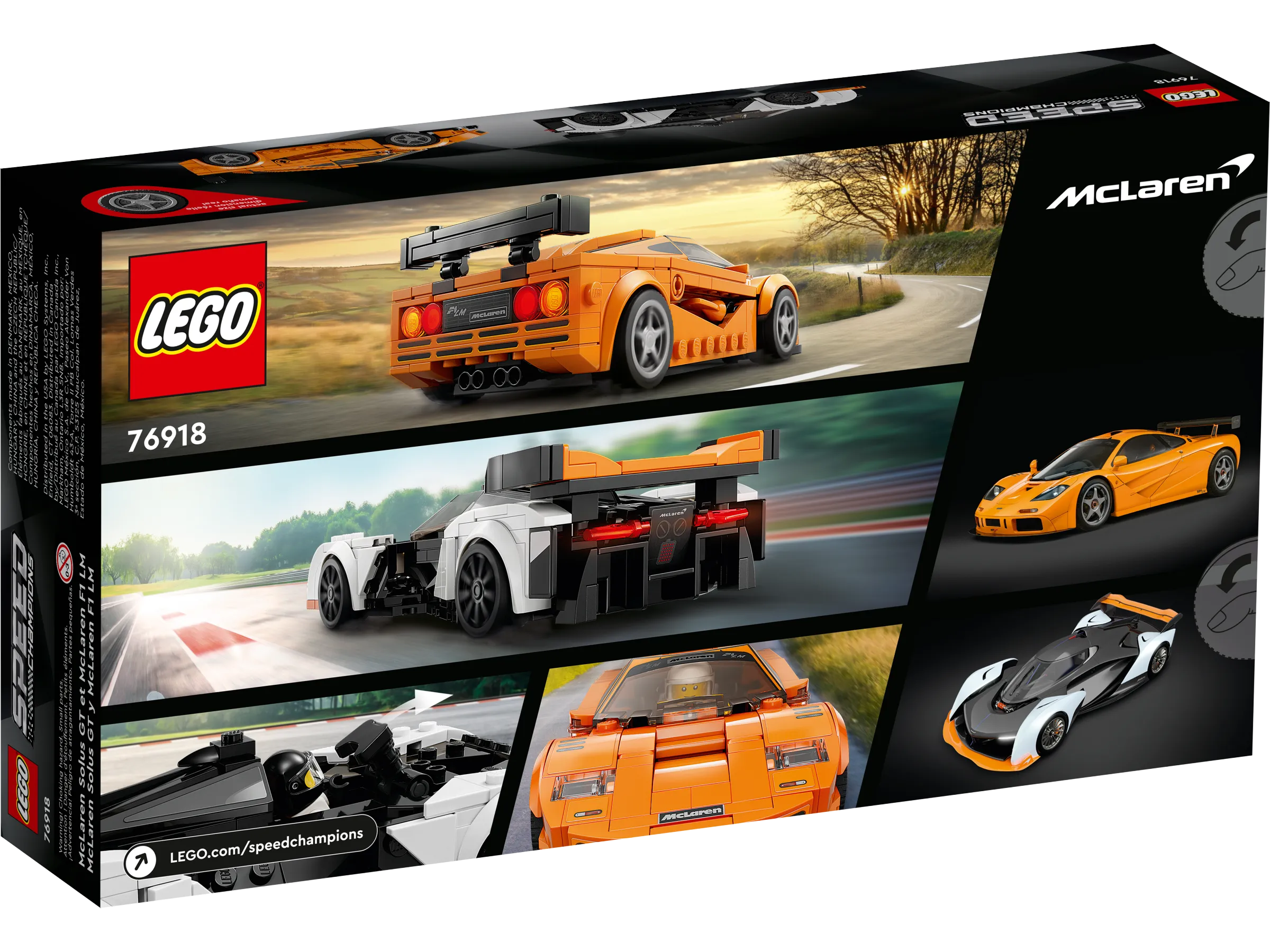 LEGO Speed Champions McLaren Solus GT & McLaren F1 LM