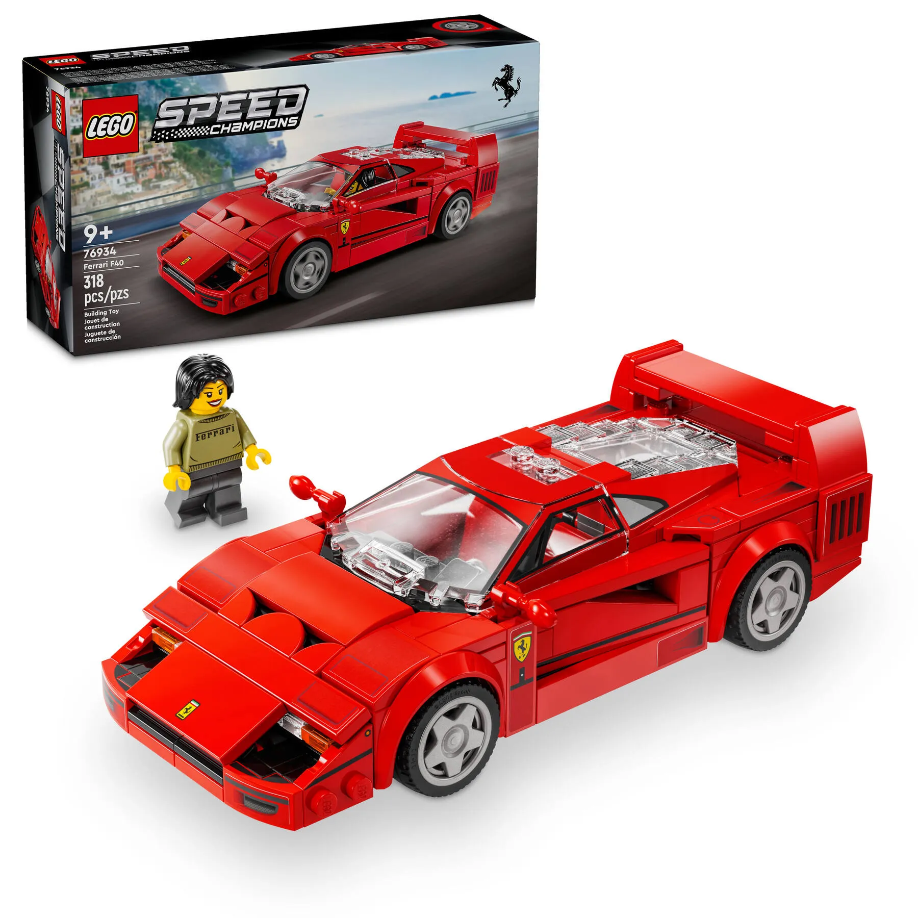 LEGO Speed Champions Ferrari F40 Supercar • Set 76934
