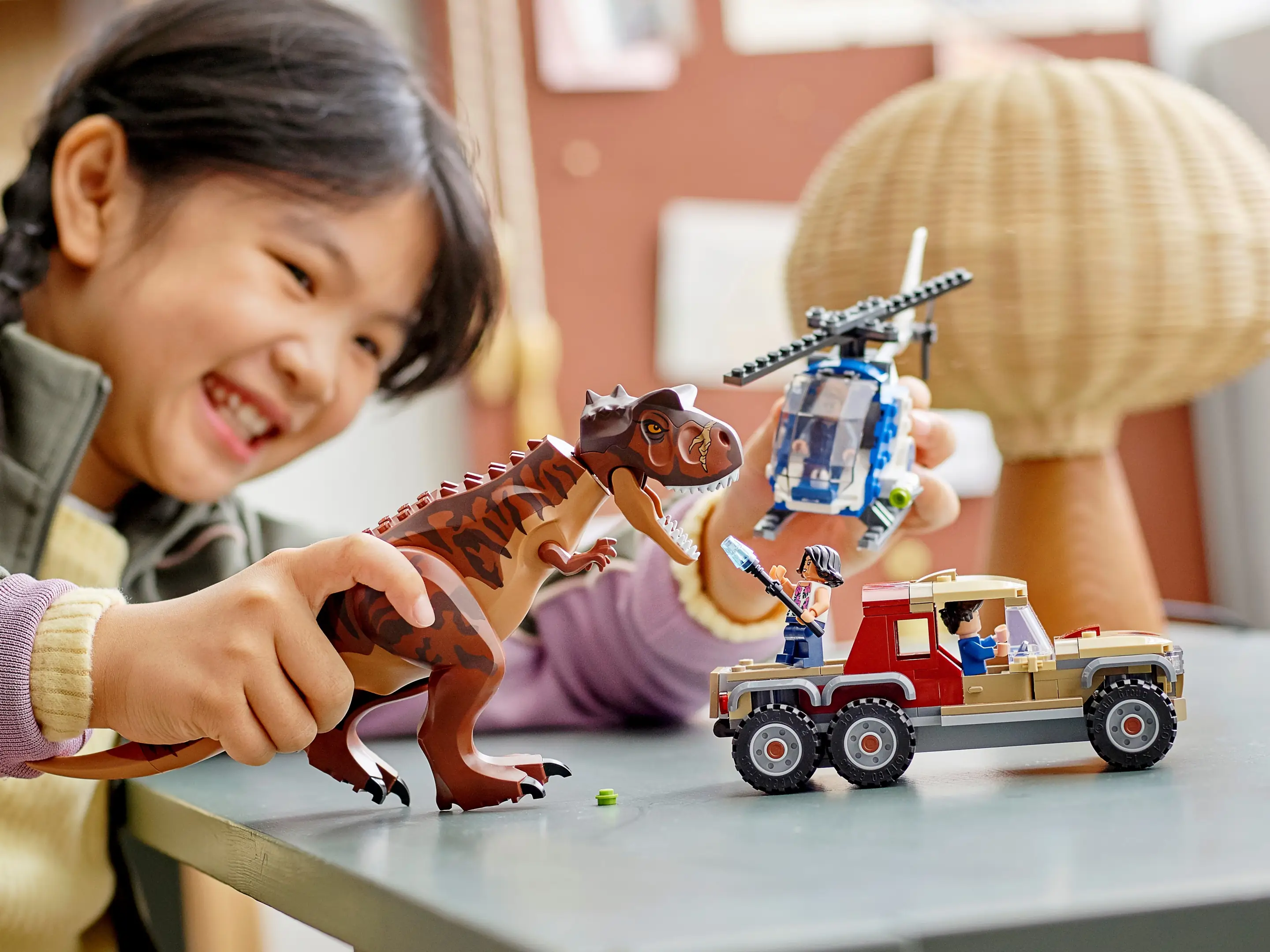 LEGO Jurassic World Carnotaurus Dinosaur Chase • Set 76941