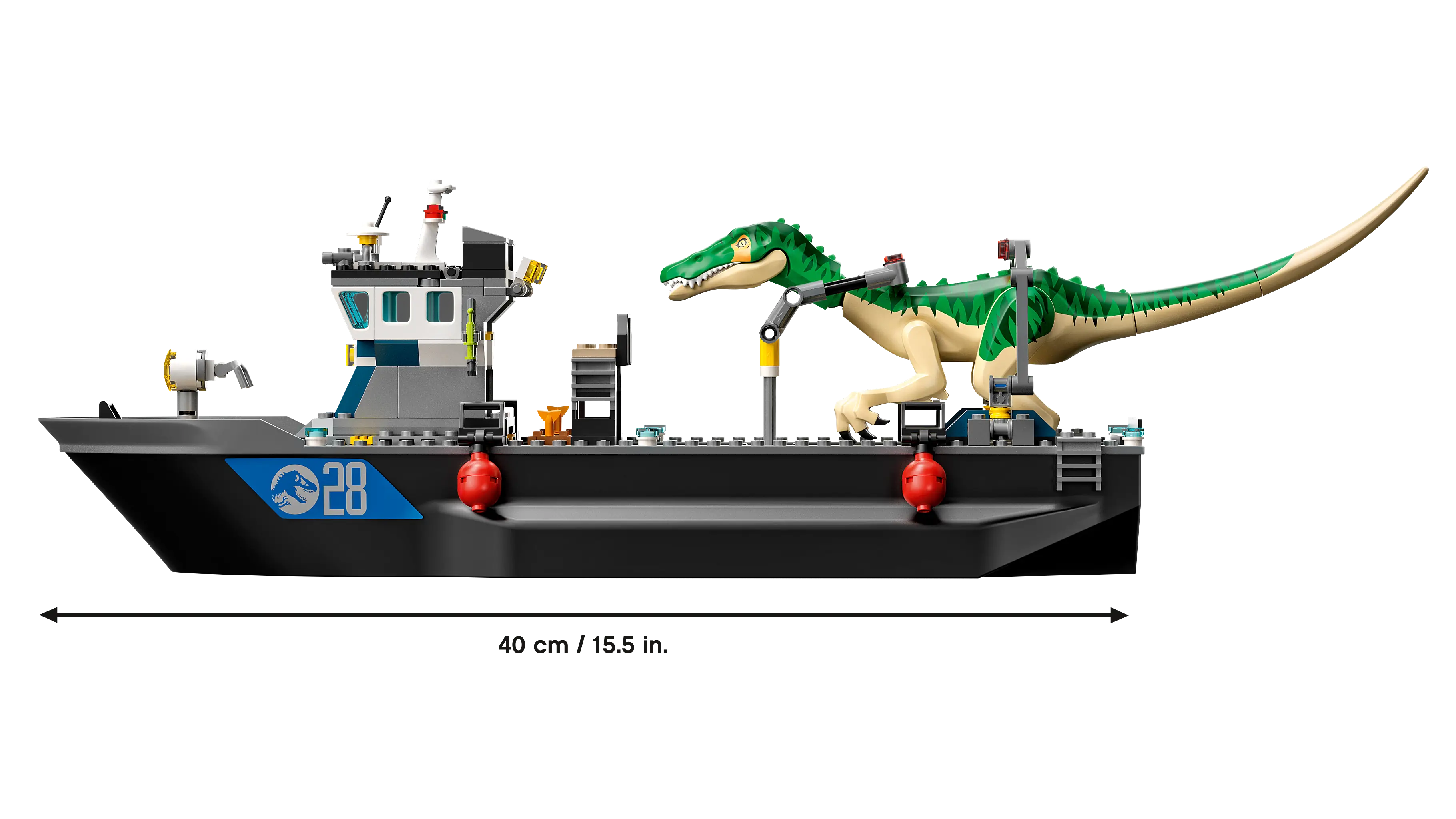LEGO Jurassic World Baryonyx Dinosaur Boat Escape