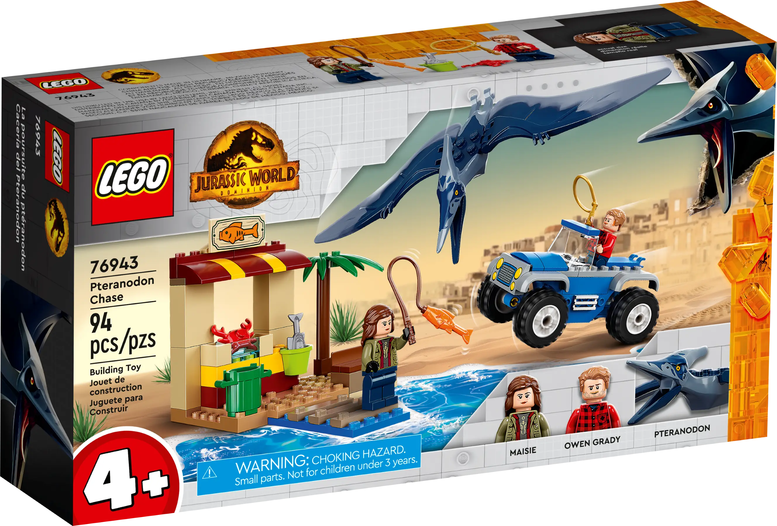 LEGO Jurassic World Pteranodon Chase Set 76943 SetDB