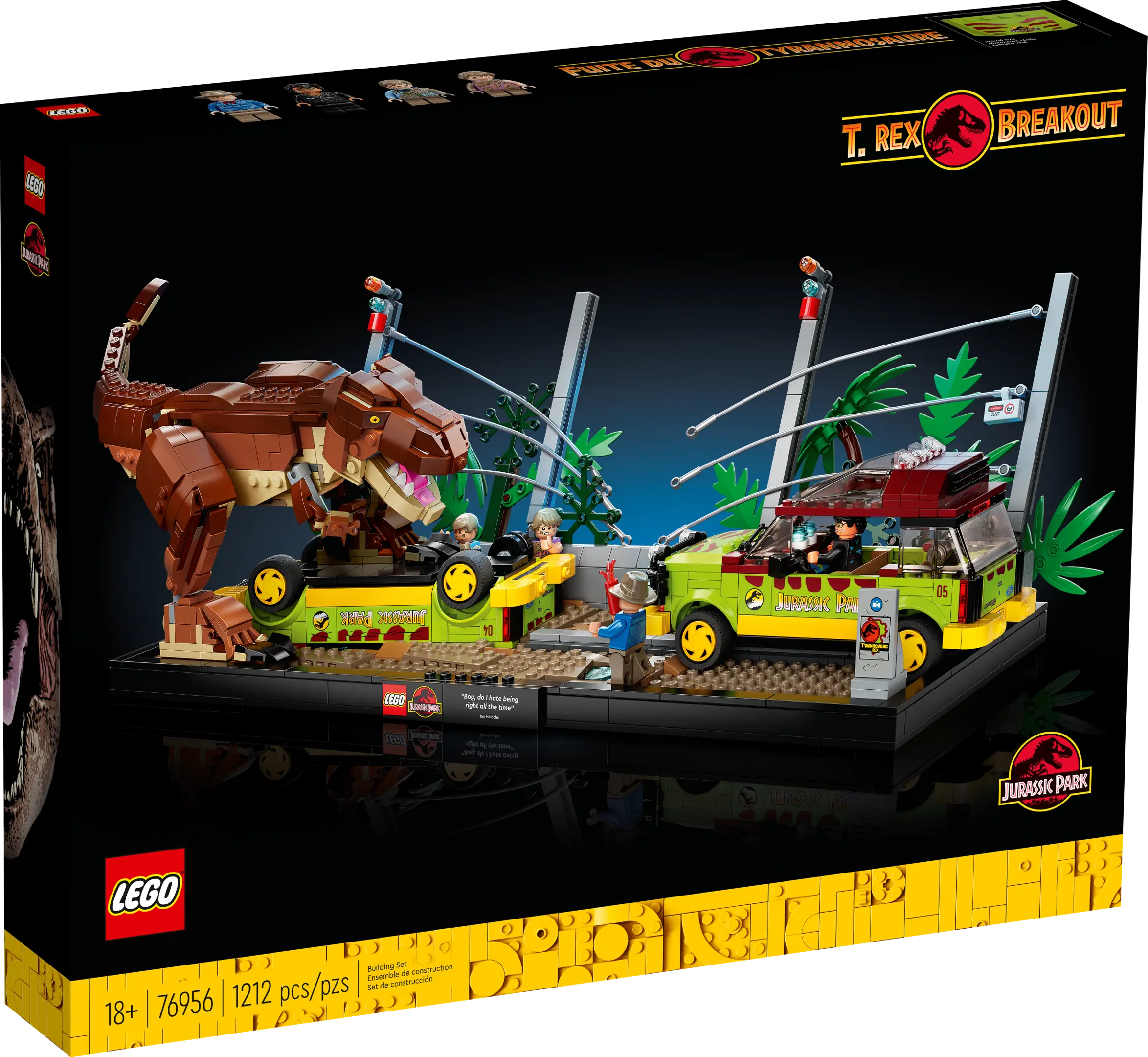 LEGO Jurassic World T. rex Breakout • Set 76956 • SetDB