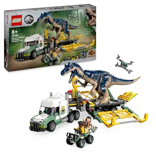 LEGO Jurassic World Dinosaur Missions Allosaurus Transport Truck