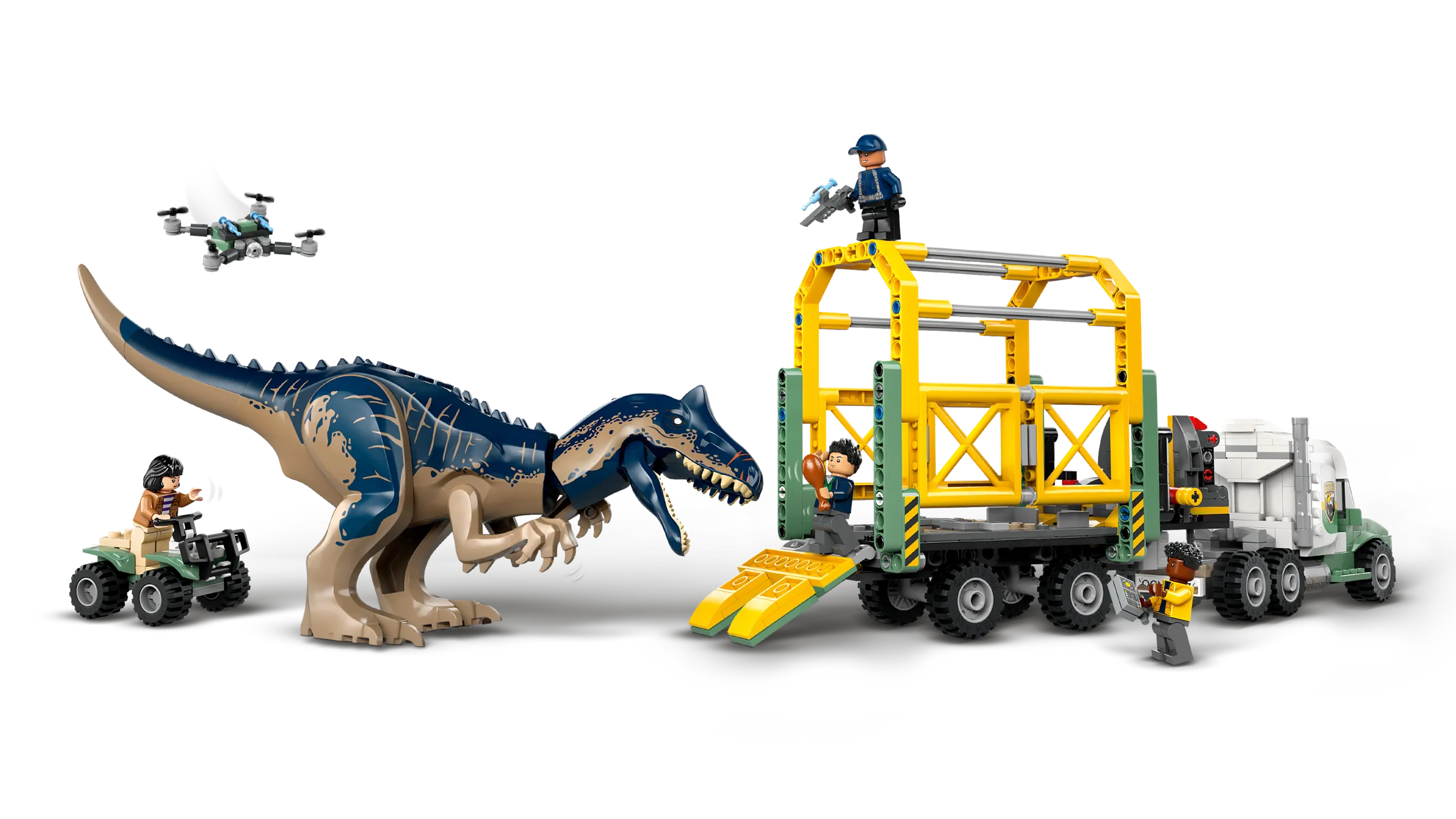 Lego jurassic world fallen kingdom t rex transport hotsell