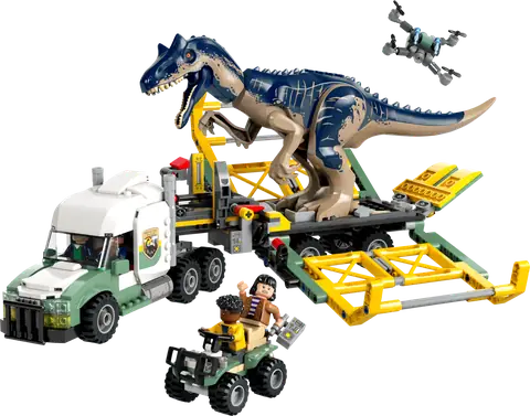 LEGO Jurassic World Young T. rex Transport Truck • Set 77978