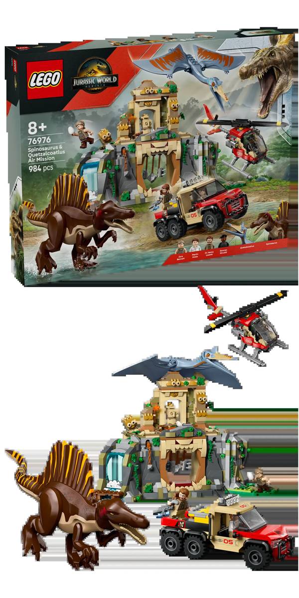 LEGO Jurassic World Spinosaurus & Quetzalcoatlus Air Mission