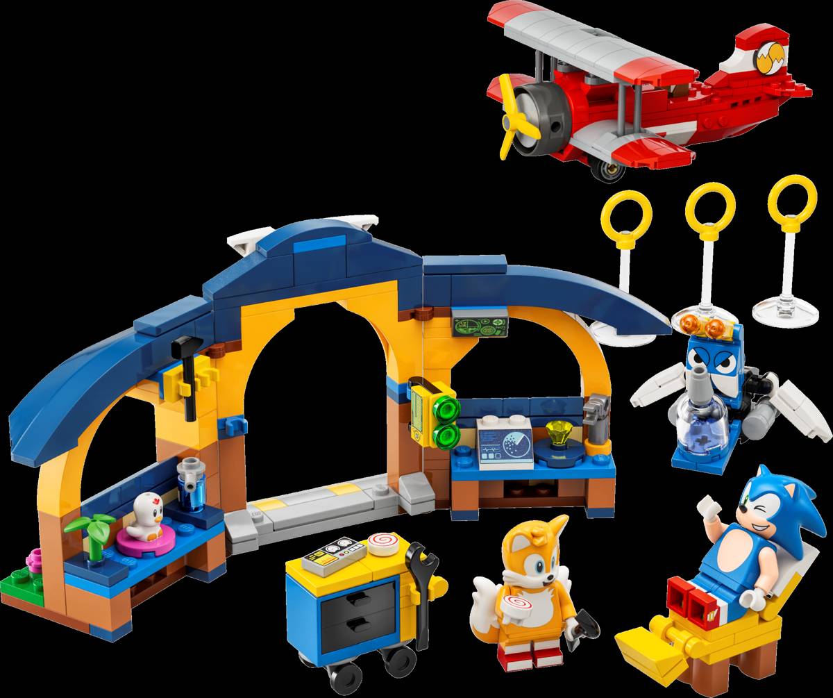 LEGO Sonic the Hedgehog Tails' Workshop and Tornado Plane